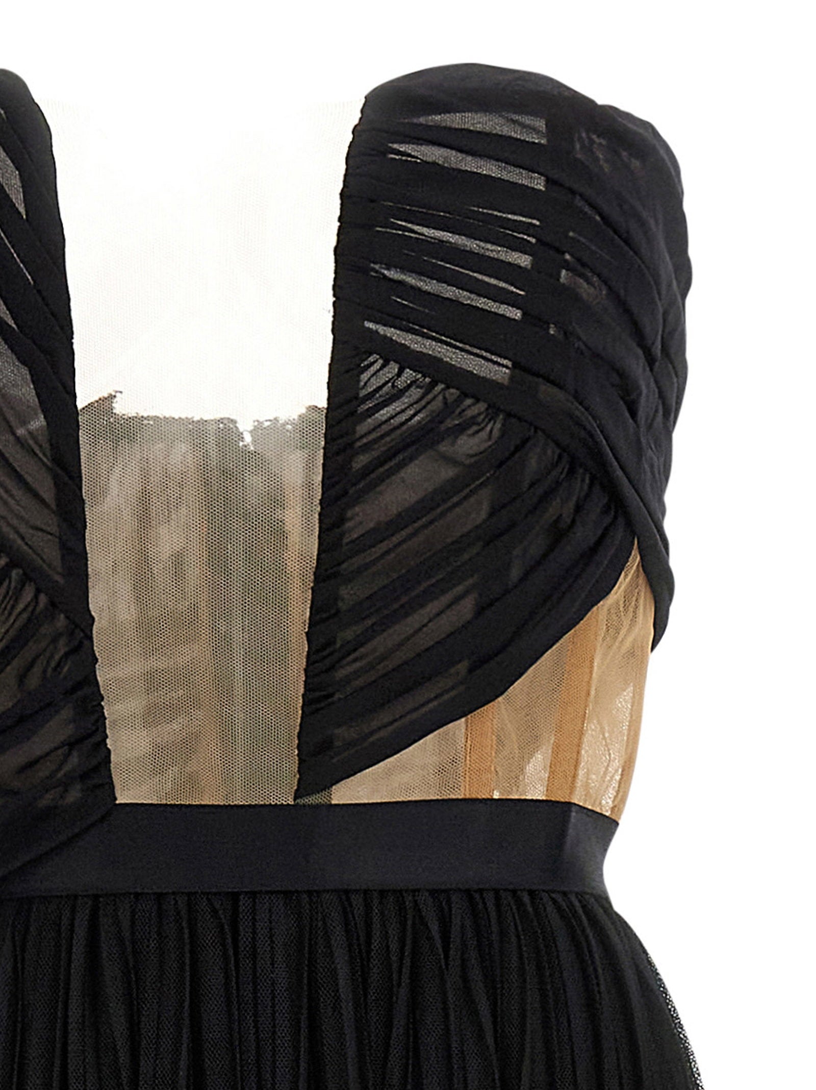 Nensi Dojaka Corsetto Draped Gown Dress - view 3