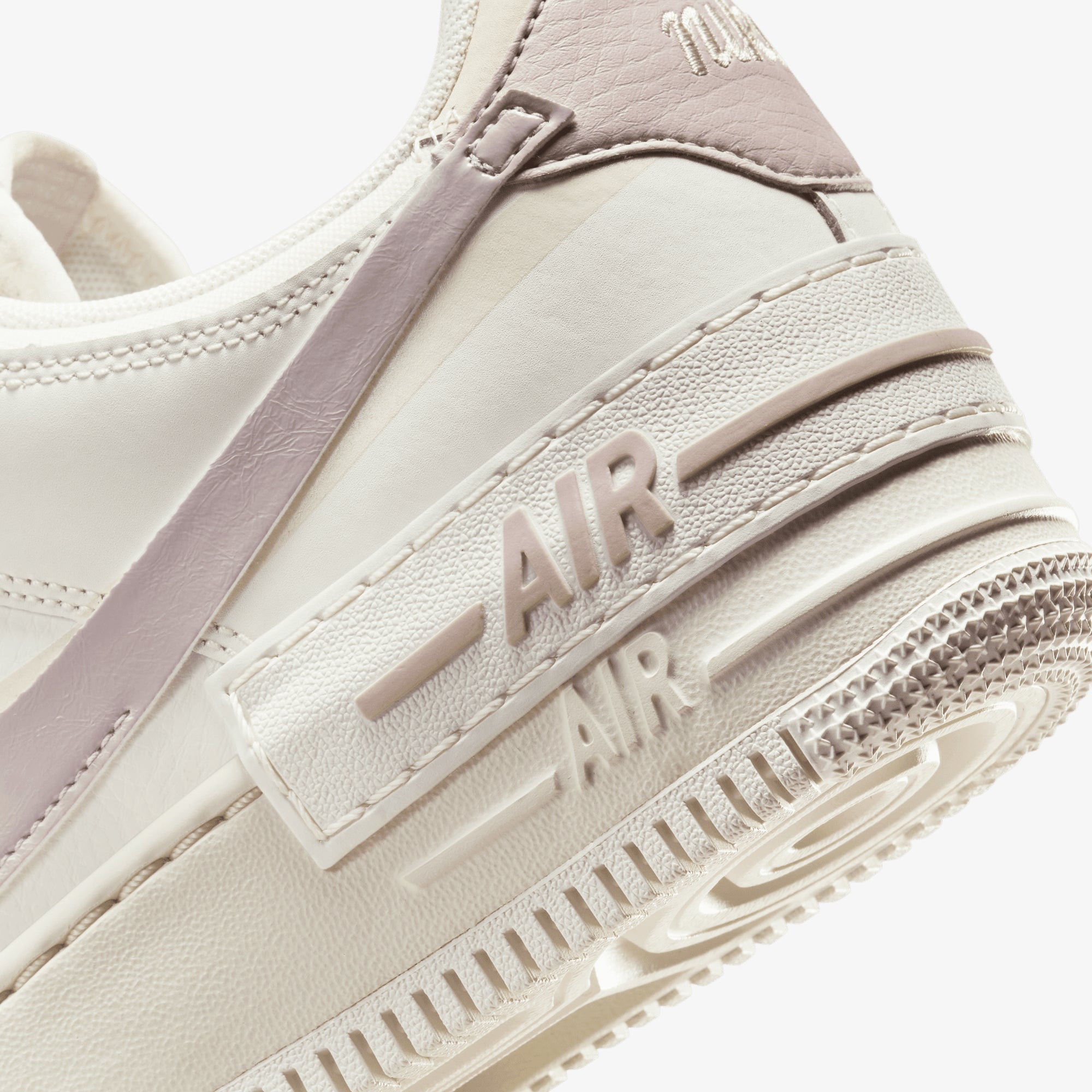 Nike | AIR FORCE 1 SHADOW { SAIL/PLATINUM VIOLET-COCONUT MILK - view 3