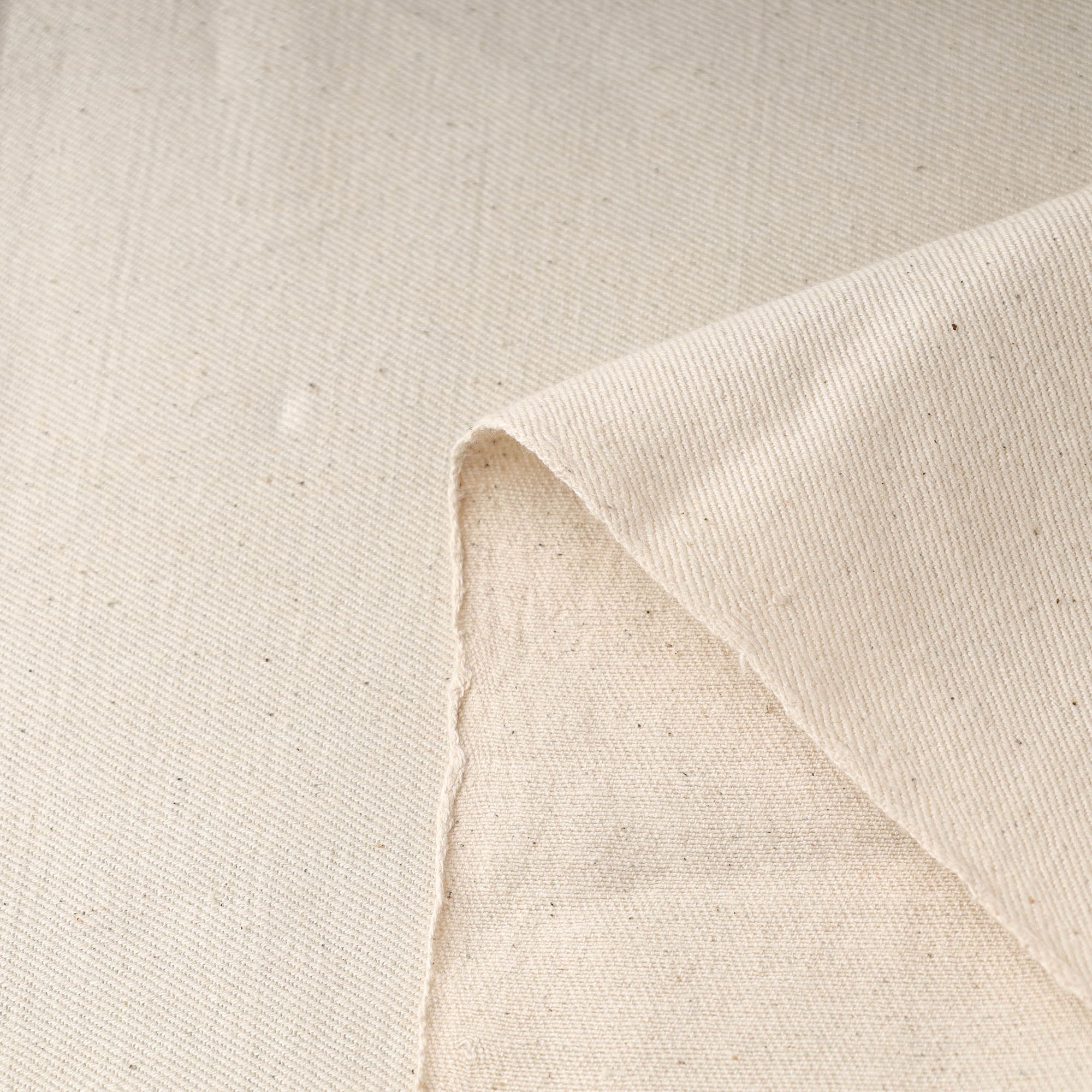 SOUTH KARGHA Beige - 2/40 Twill Cotton Handspun Handloom Natural Dyed Plain Fabric 16 - view 4