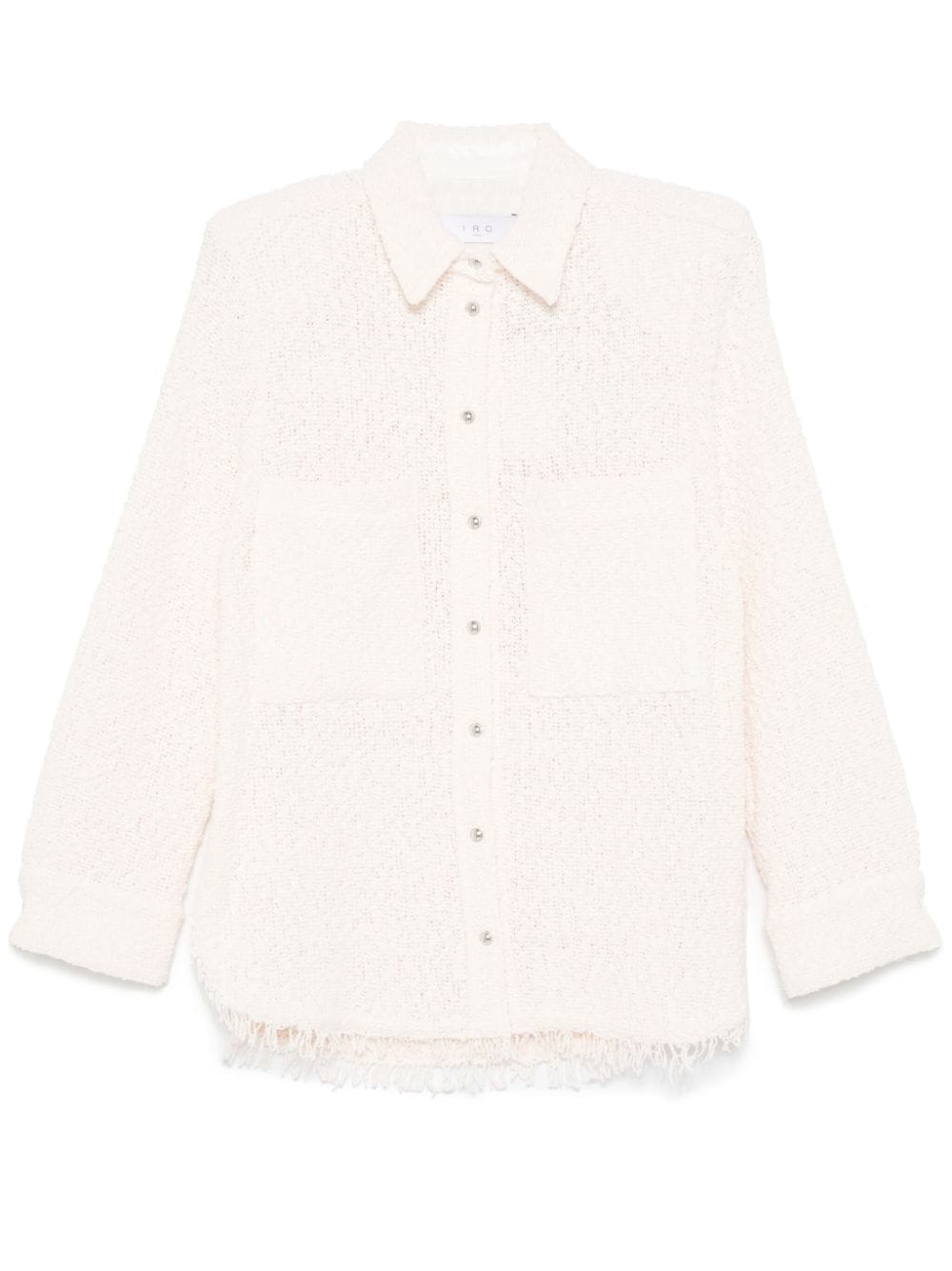 Iro Solaria tweed shirt – Cotton 90% Polyamide 10%