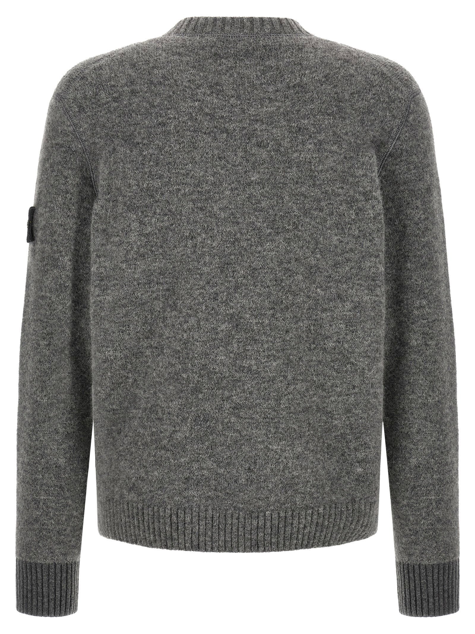 Stone Island 5100050 Crew Neck Sweater With Logo Badge - view 2
