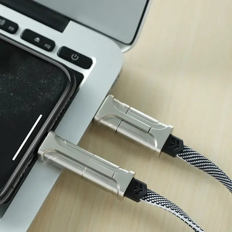 Million Cases Versatile 60W 4 in 1 Power Infused Charging Cable - view 6