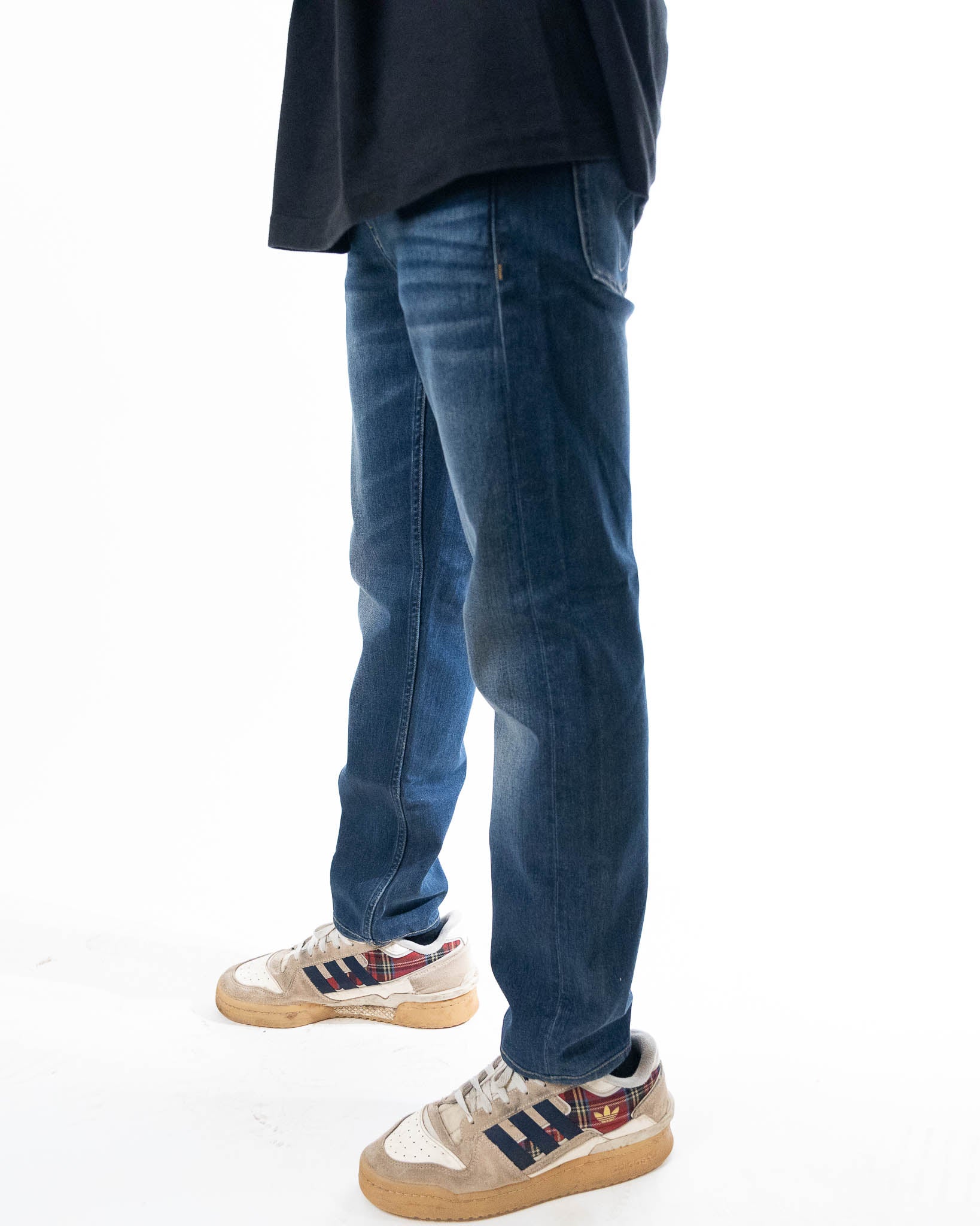Calvin Klein Jeans Mid-Rise Denim Blue Slim Fit Jeans - view 2