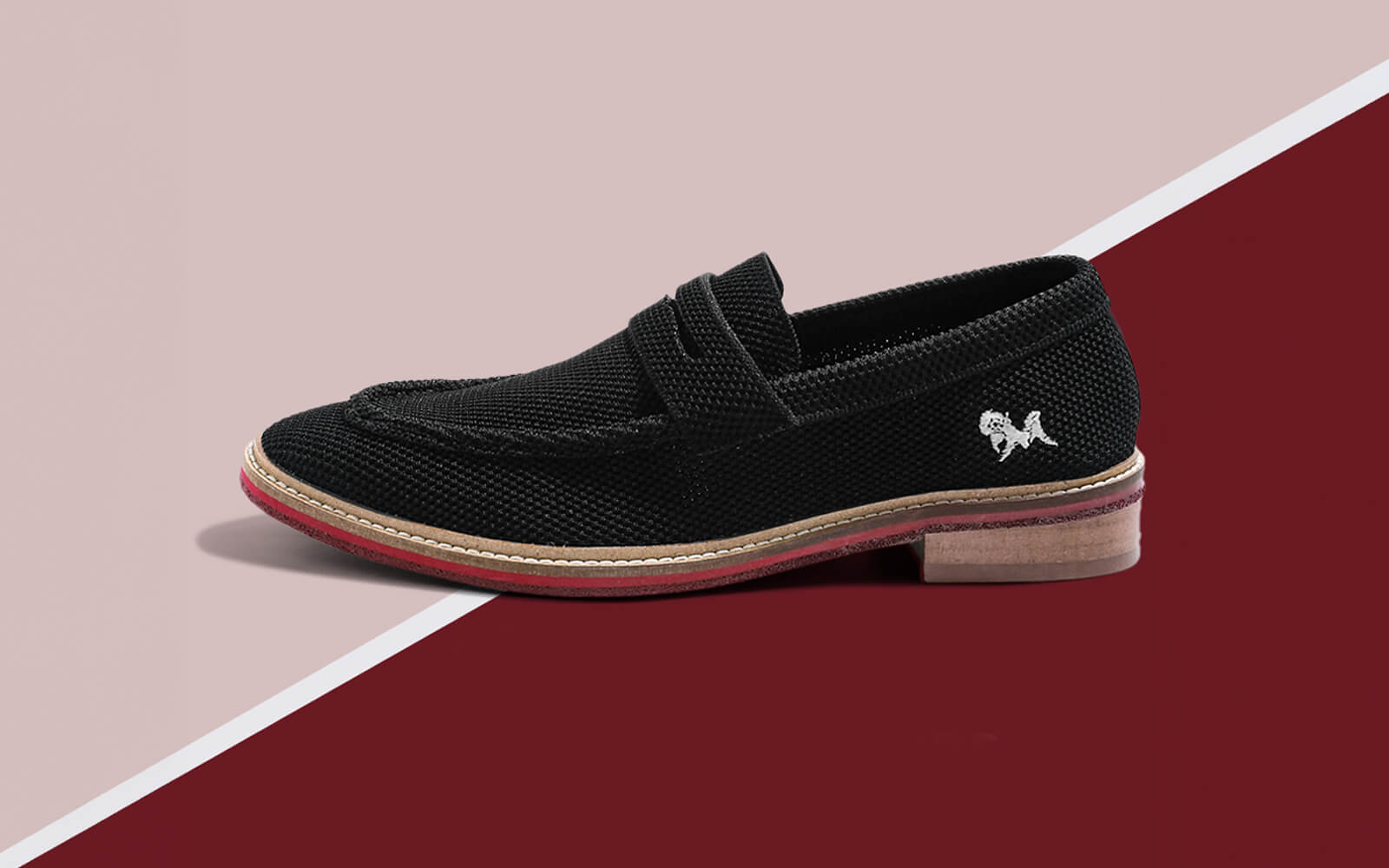 Neeman's Block Heel Loafers : Black - view 2