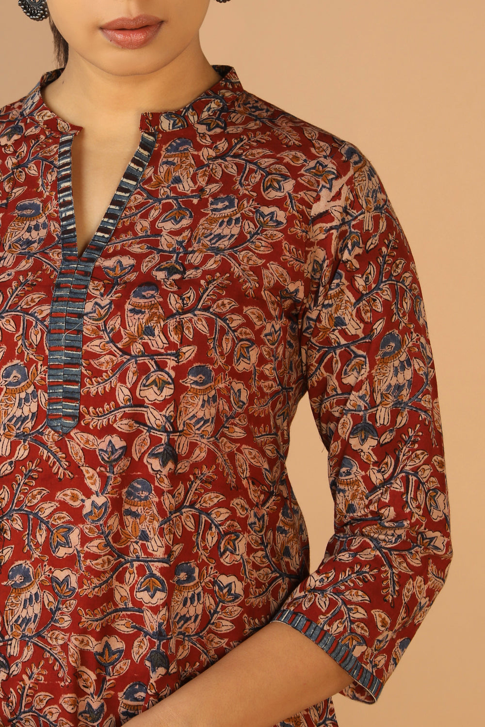 Kalanjali Ethnics Kalamkari Handblock printed kurta - view 10