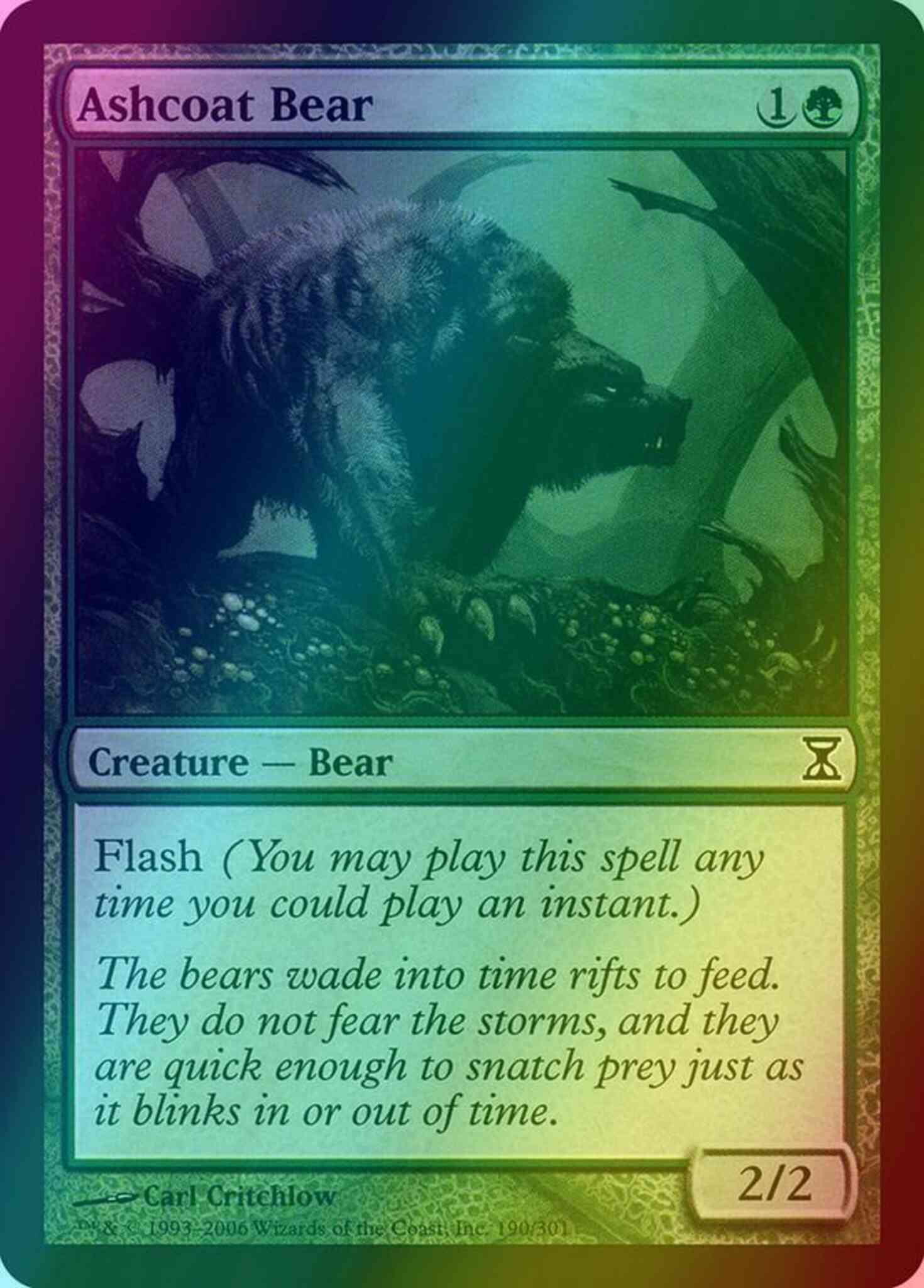 Ashcoat bear 190 – Magic Ashcoat Bear [190] [Time Spiral] [Foil]