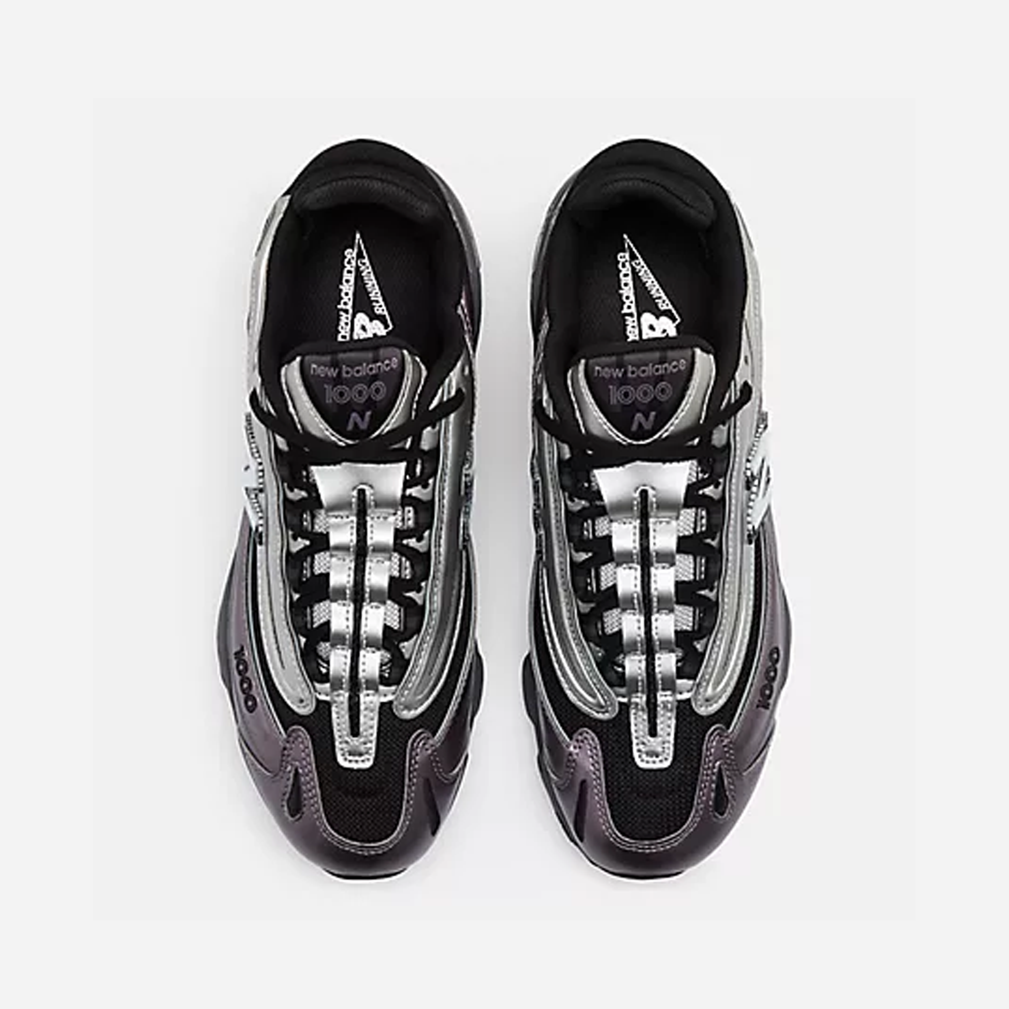 NEW BALANCE 1000 Dark Ice Wine with Grey - view 2