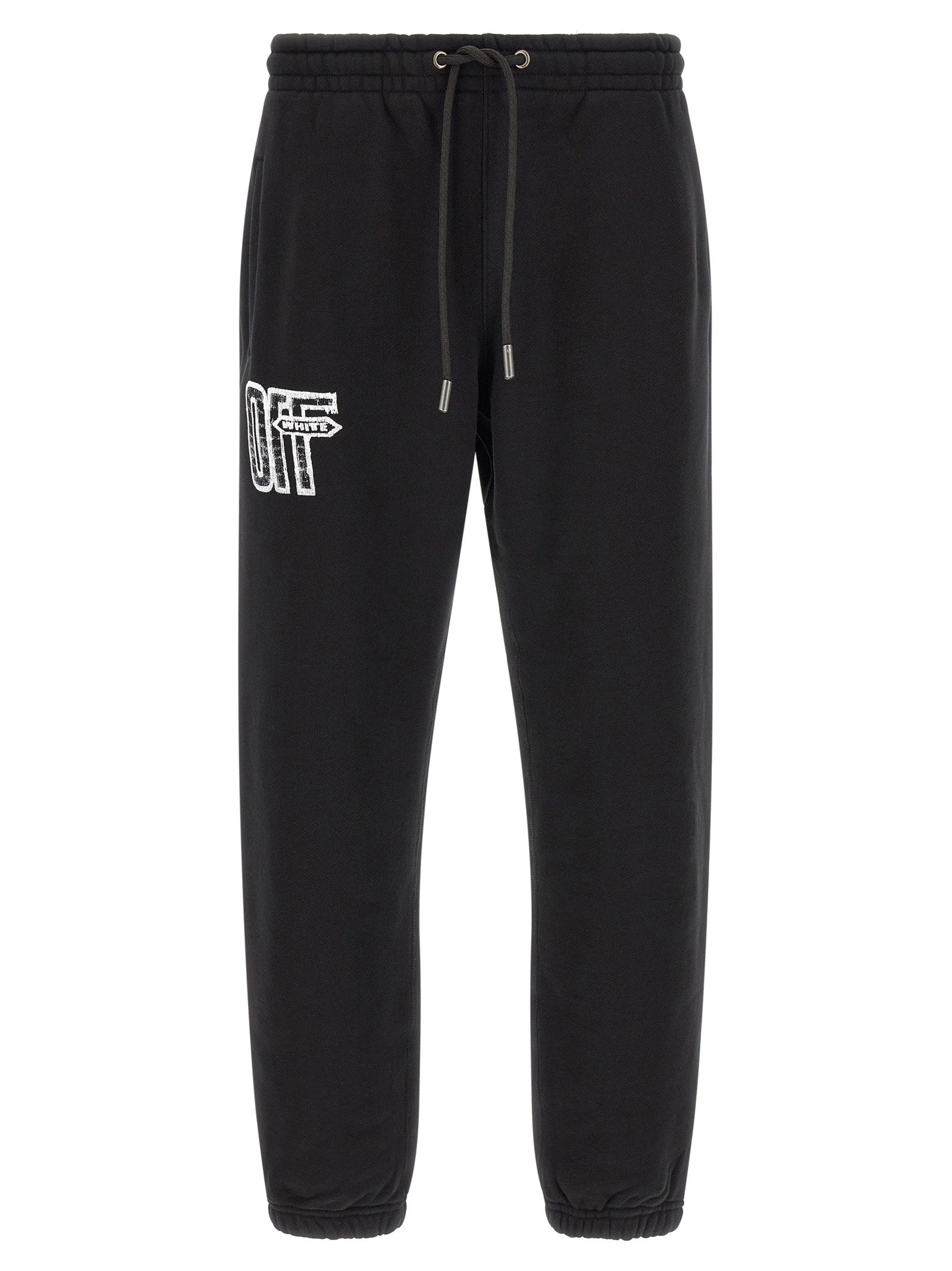 Off White Motion Arrow Cuffed Joggers – 100% cotton