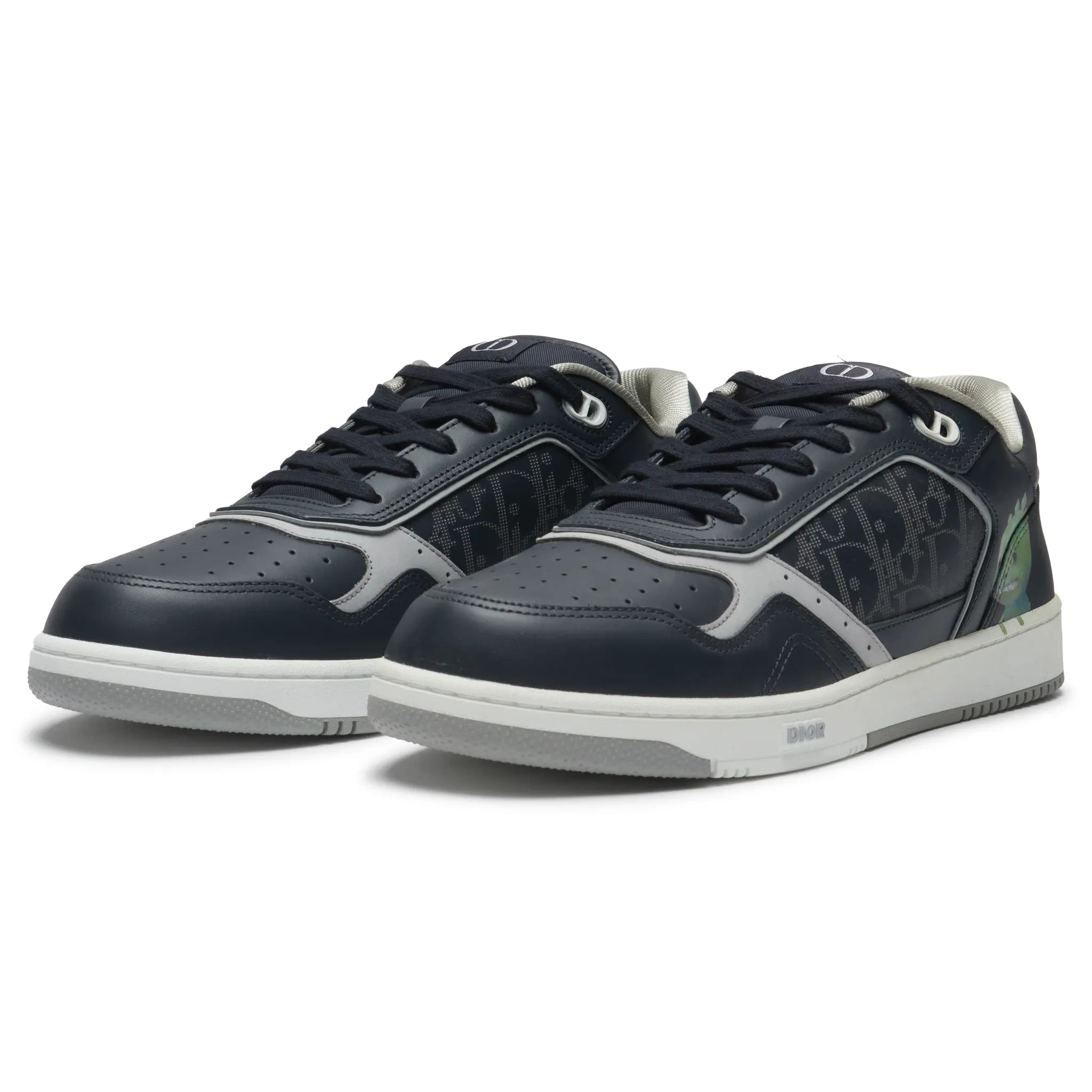 Dior B27 Otani Workshop Navy Smooth Calfskin Sneaker - view 2