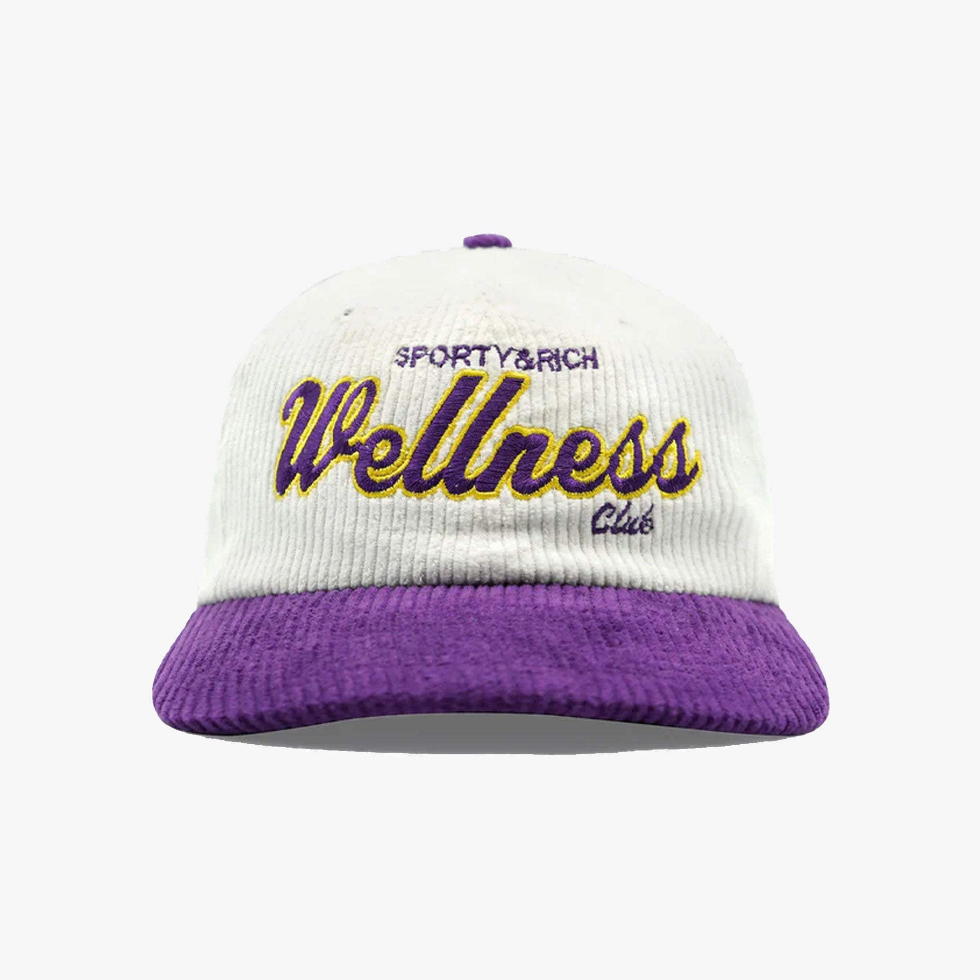 Sporty & Rich | Draft Corduroy Cap { White