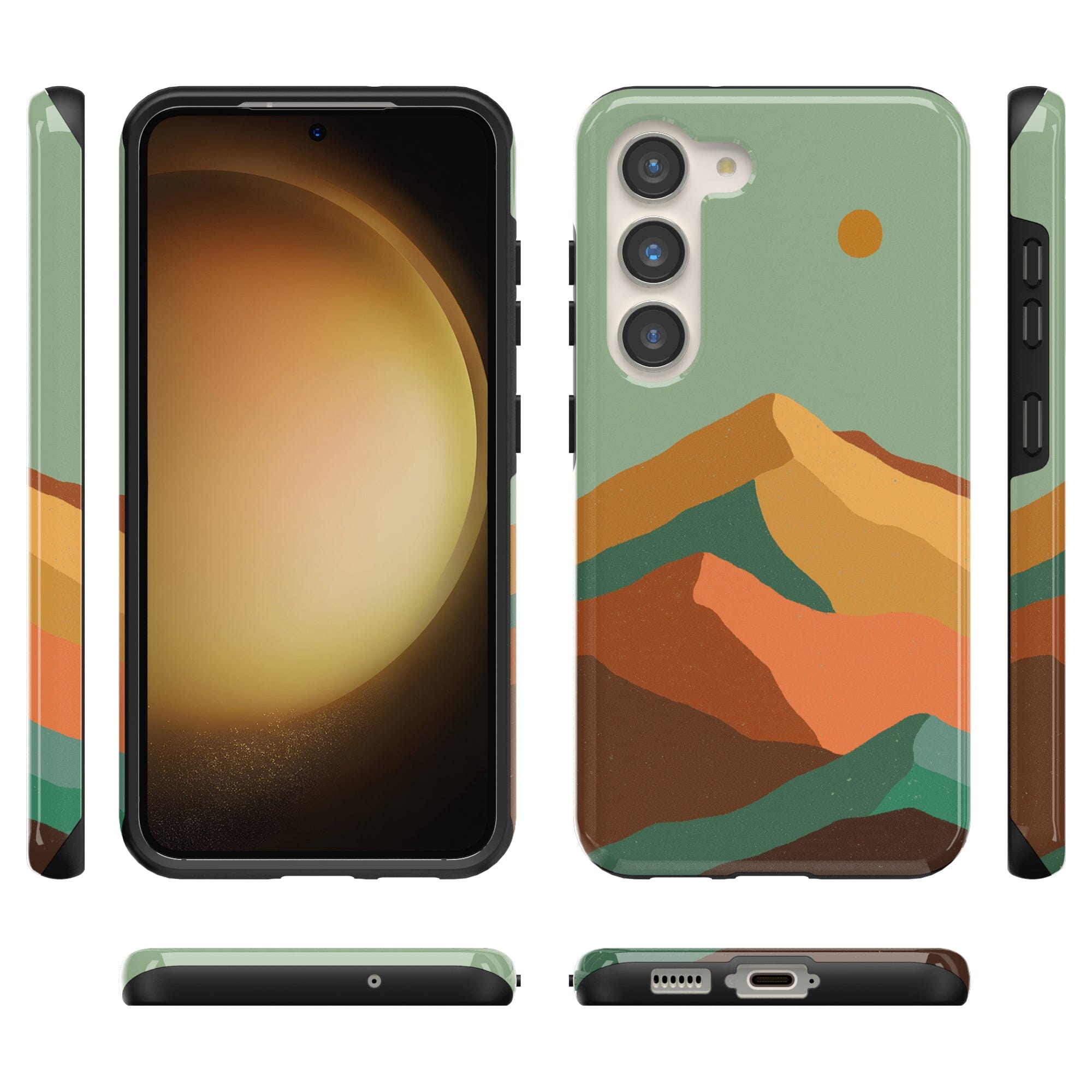 Casetry Endless Peaks | Colorblock Mountain Samsung Case - view 15