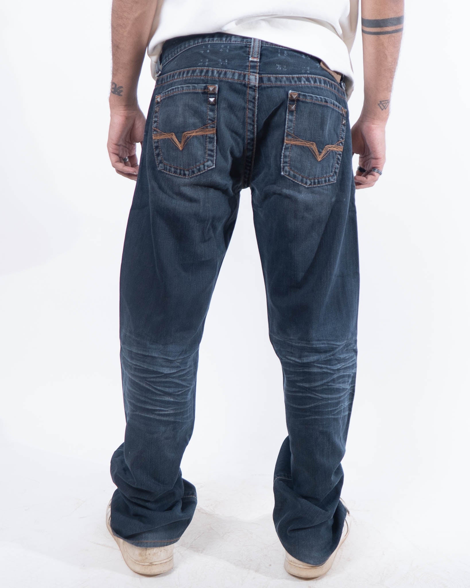 Vintage Guess Faded Black Denim - view 6