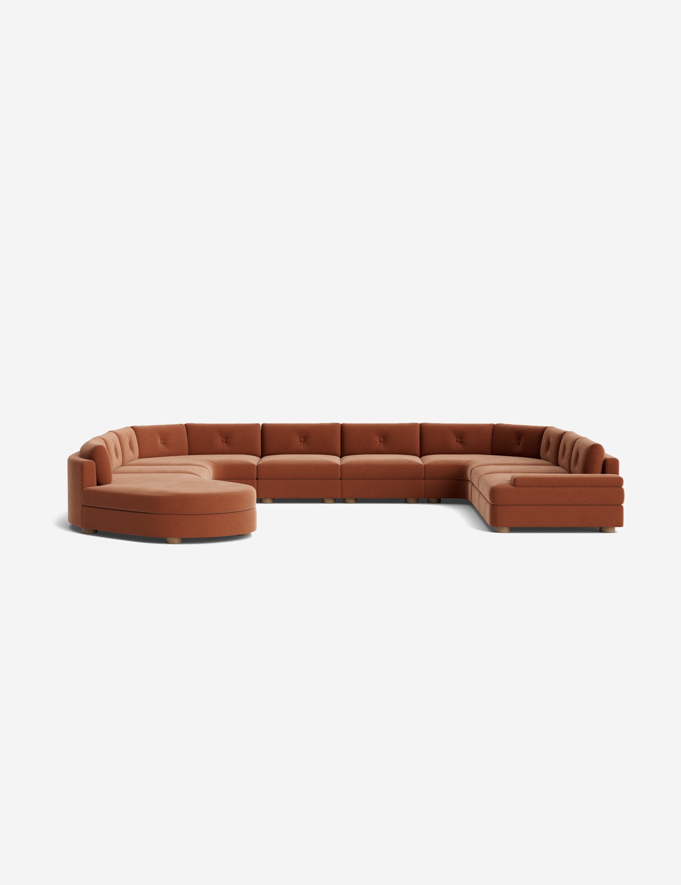 Lulu and Georgia Hill Modular U-Shaped Sectional Sofa - view 18