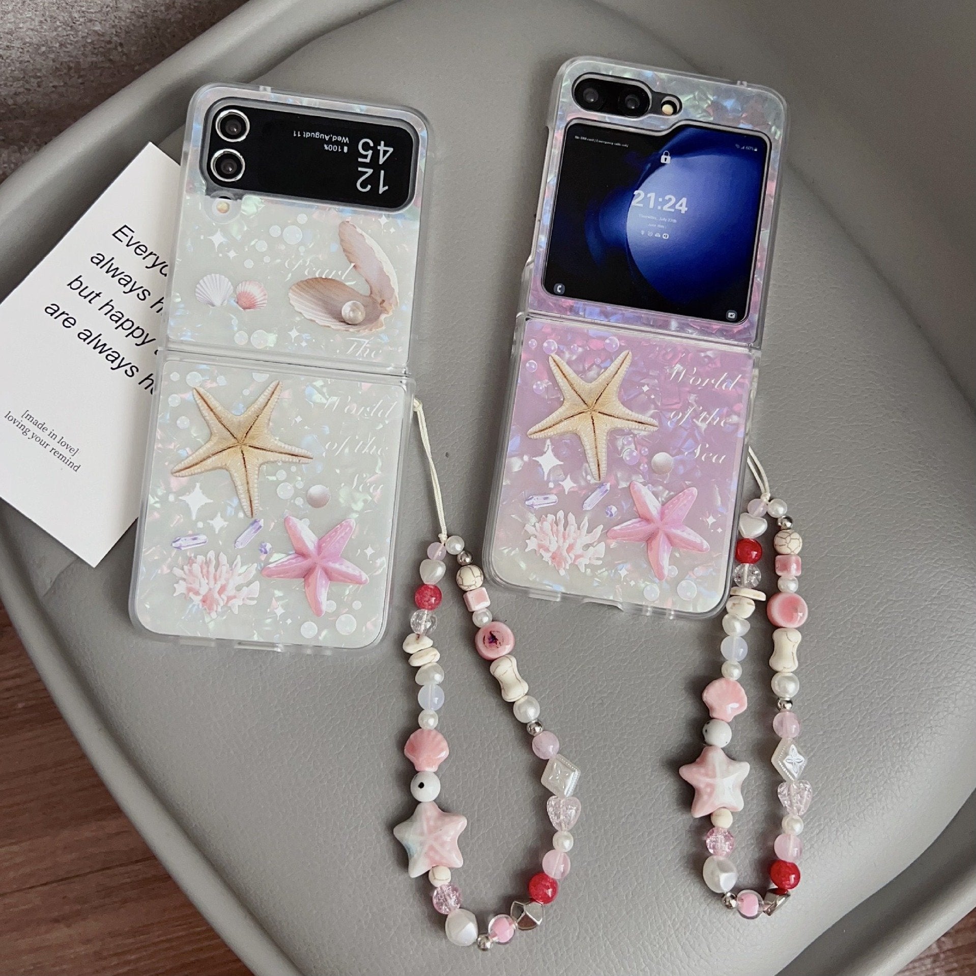 Peeperly Seaside Starfish Charm Shell Case - Samsung