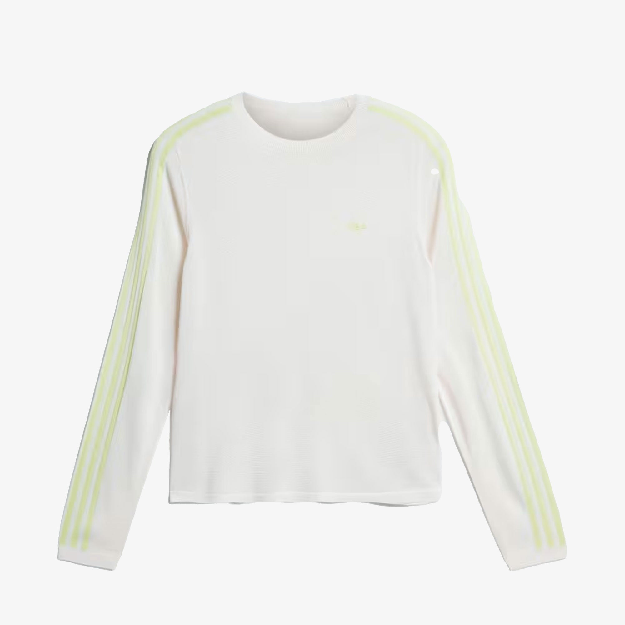 Adidas Originals | WALES BONNER KNIT LONG SLEEVE TEE { CHALK WHITE/SEMI FROZEN YELLOW