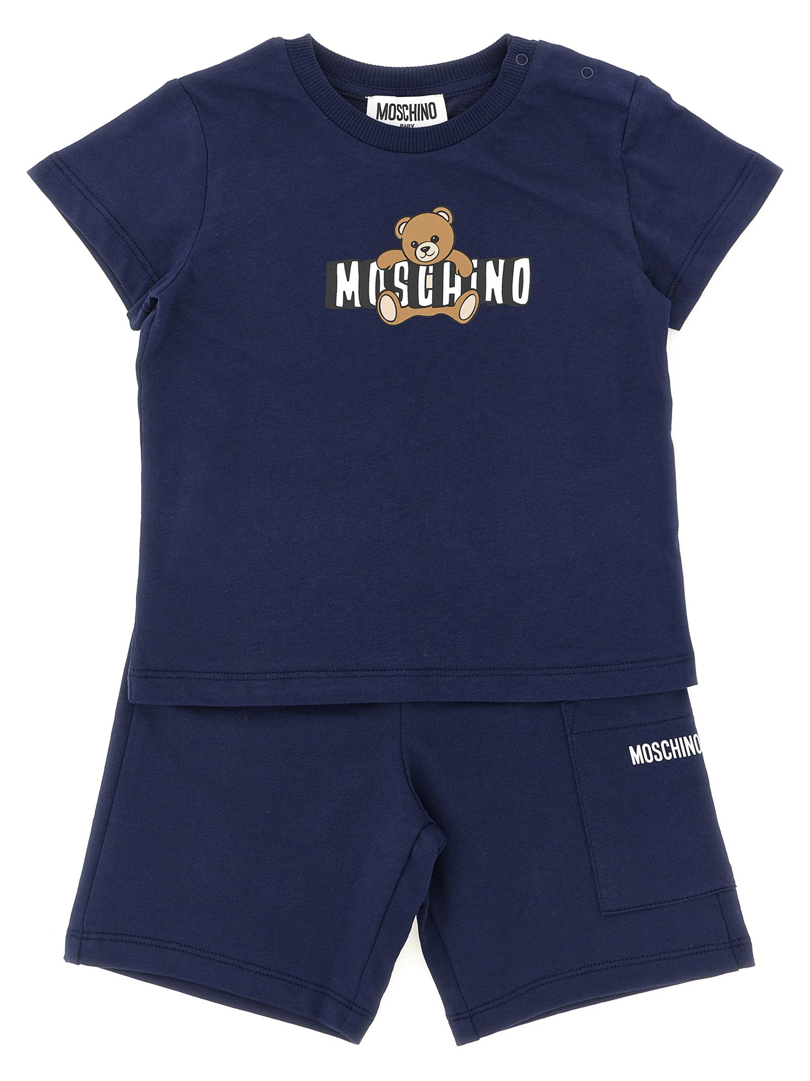 Moschino Baby Moschino Teddy Bear T-shirt + Bermuda Suits