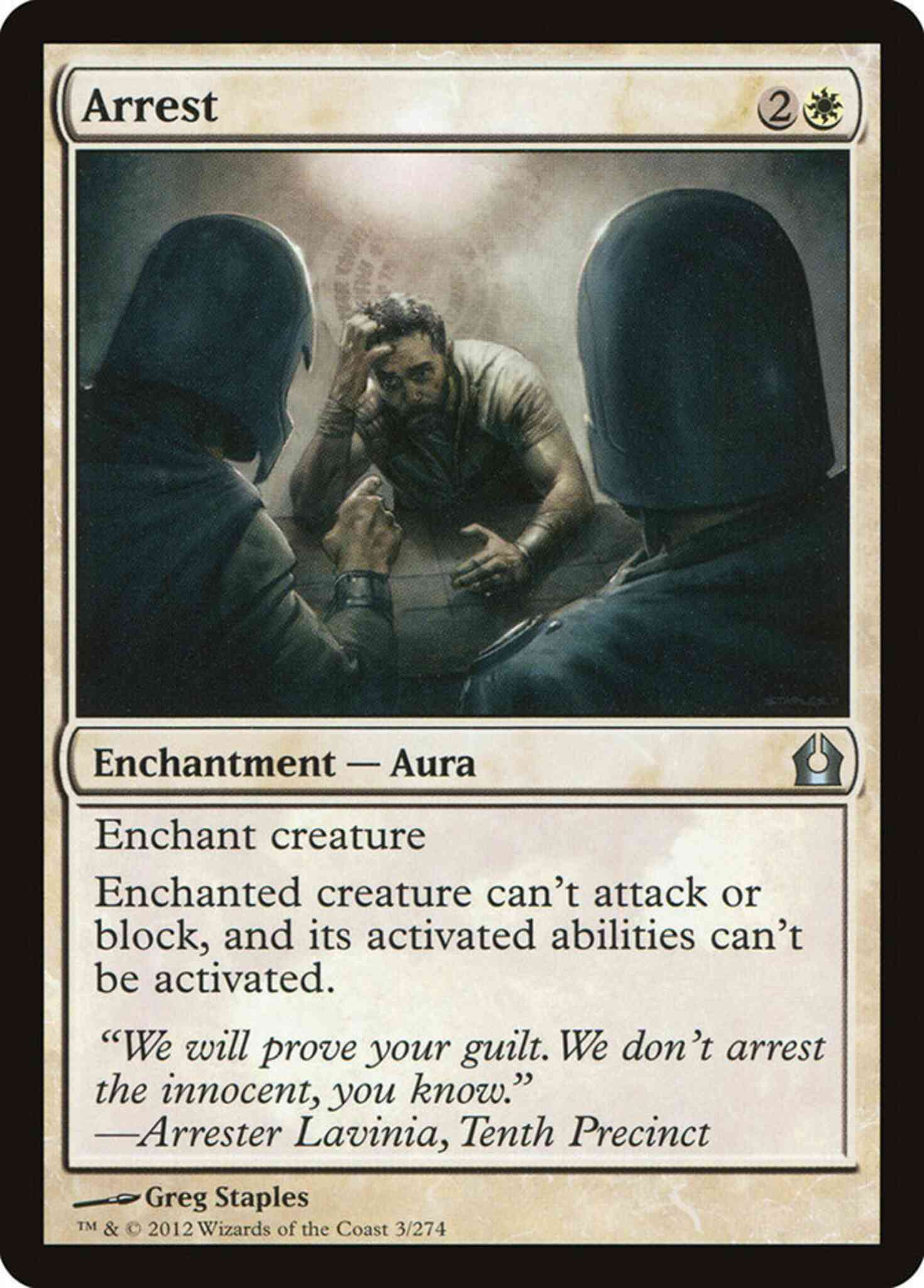 Arrest 3 return – Magic Arrest [3] [Return To Ravnica] [Non-Foil]