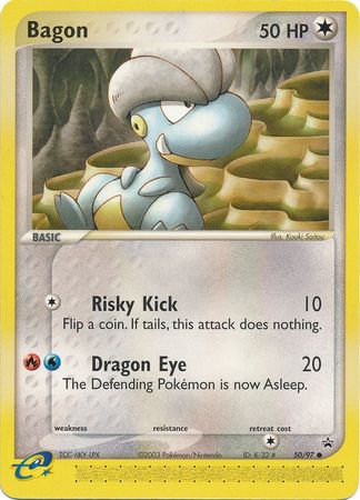 Promo stampless 2004 – Pokémon Bagon - 50/97 - Promo [Stampless 2004] [MSP-50] [Non-Holo]