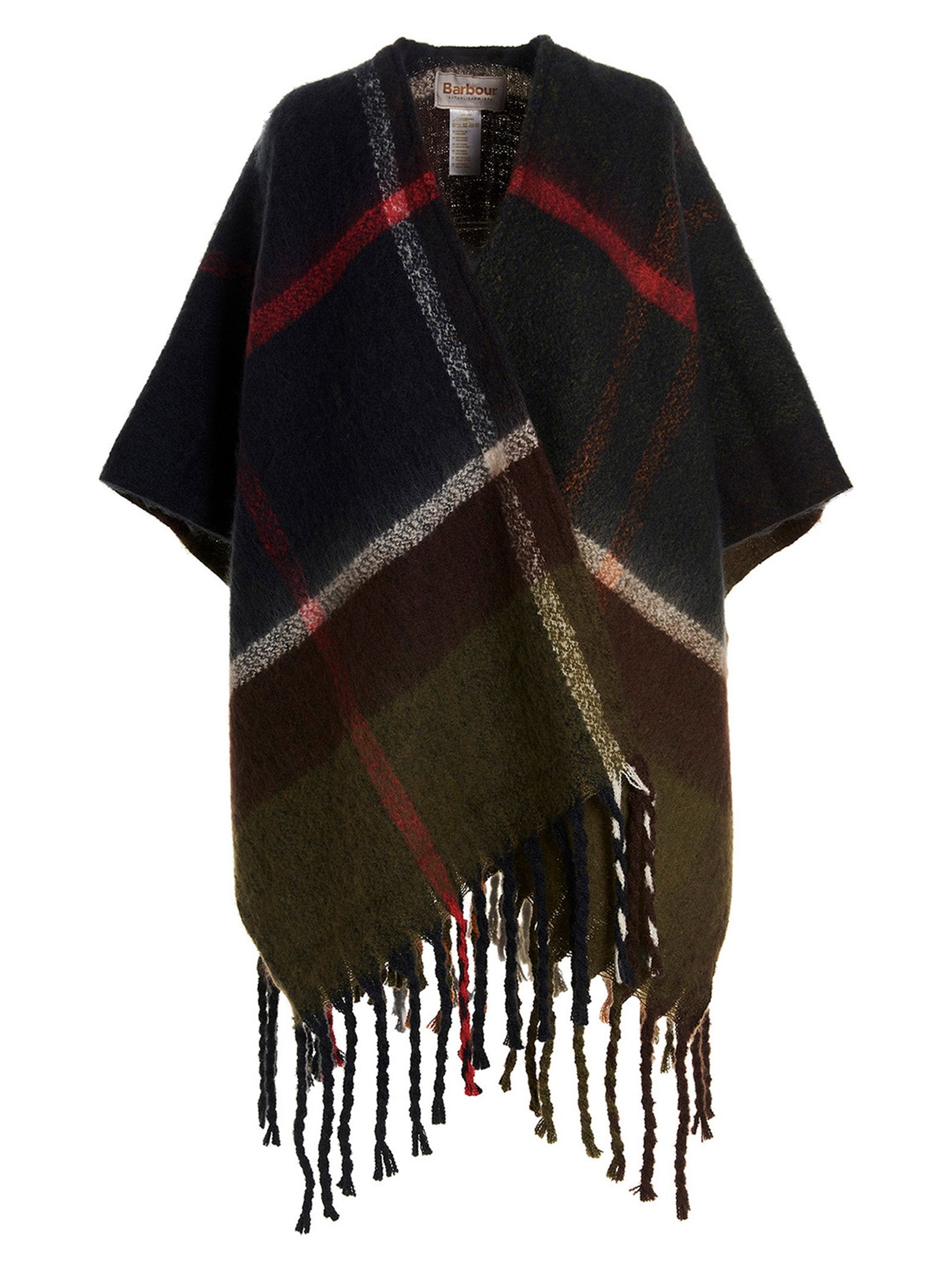 Barbour Isla Boucle Serape Cape – 100% polyester