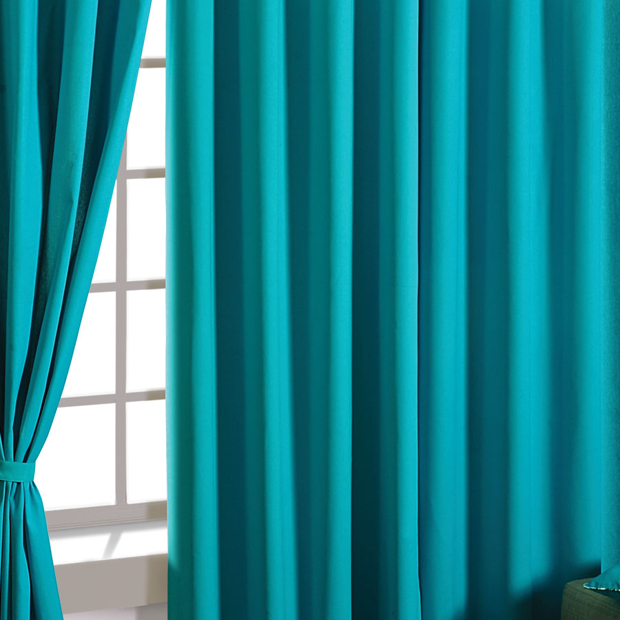 Swayam India Bond Blue Solid Curtains – 2711 - view 4