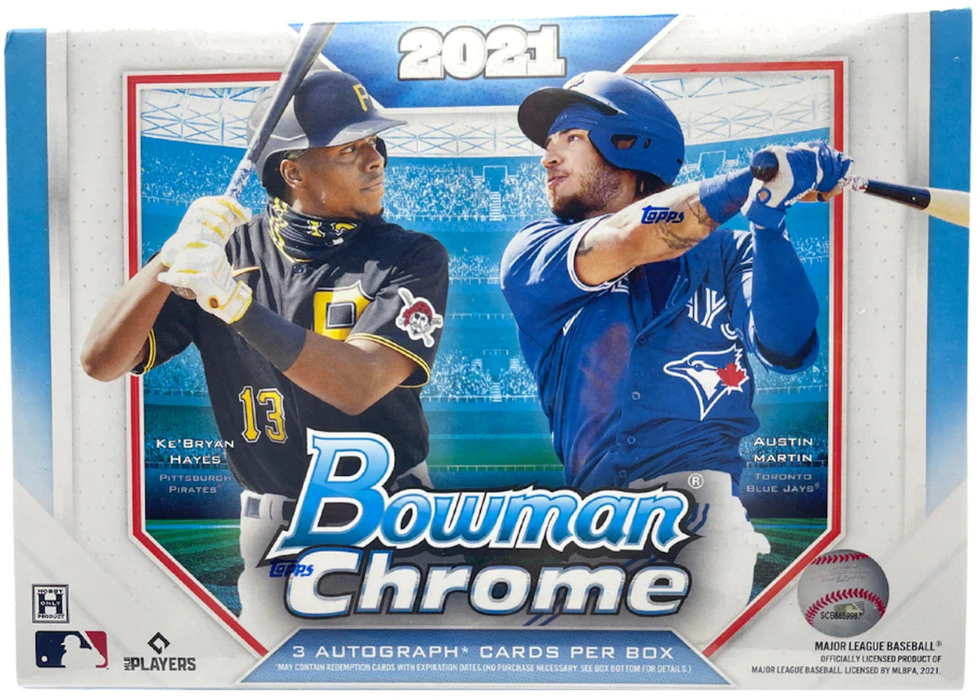 2021 Bowman Chrome Baseball HTA Jumbo Box