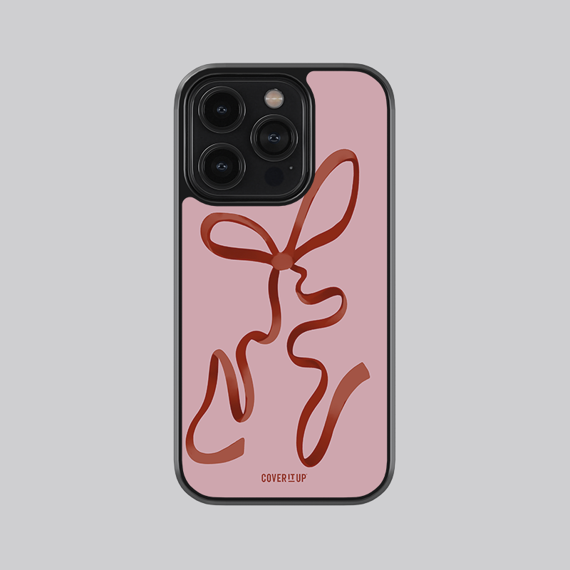 Cover It Up Cute Ribbon Glass Case