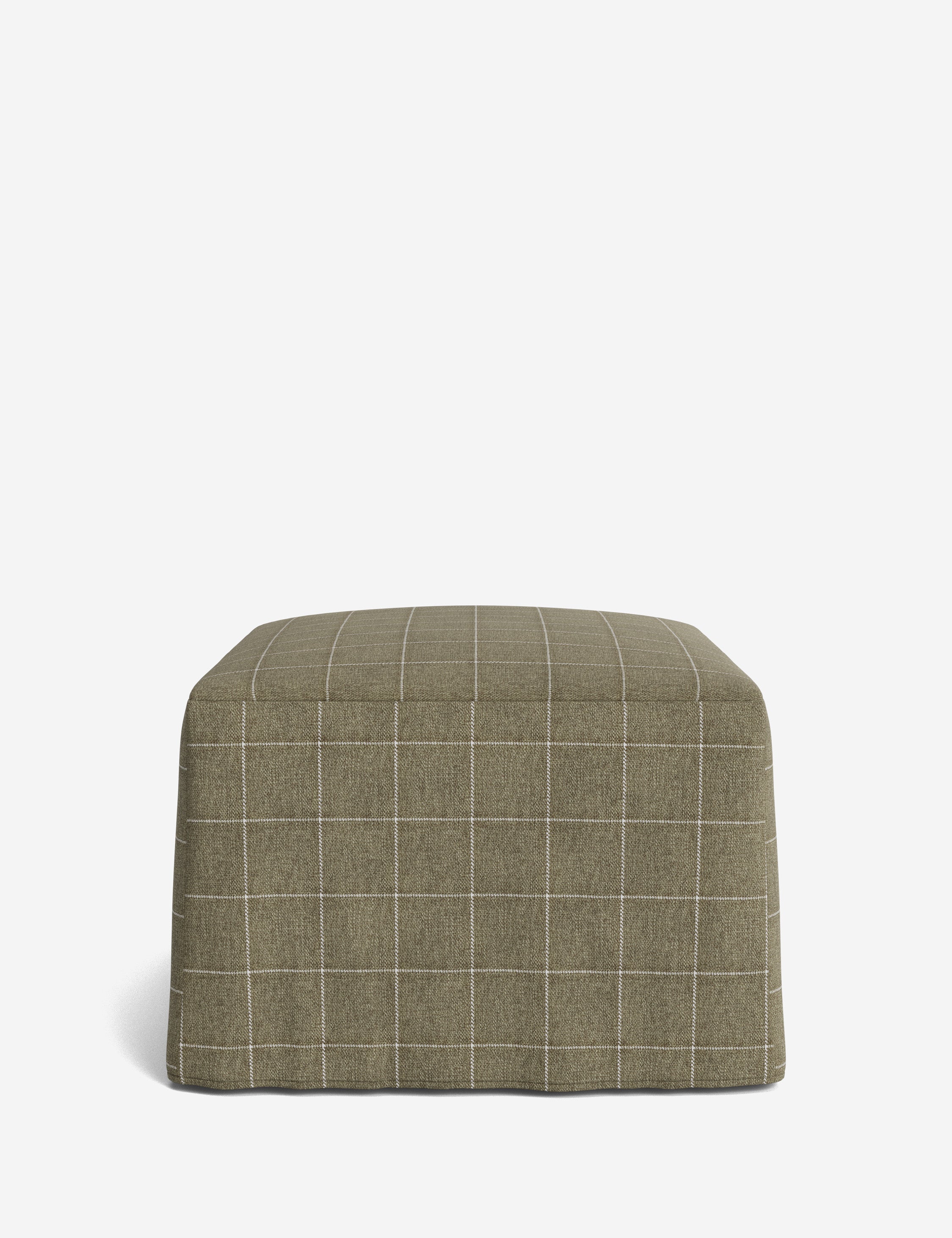 Lulu and Georgia Portola Slipcover Ottoman - view 155