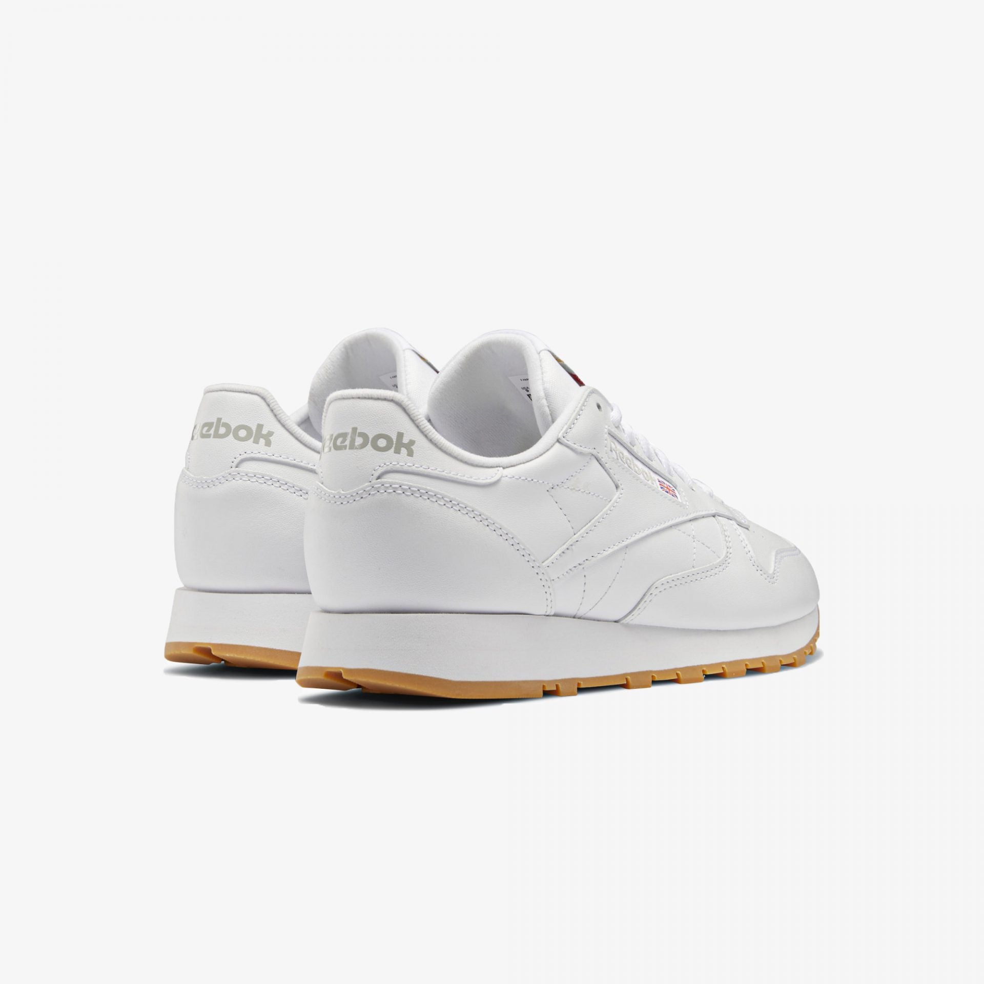 Reebok | CLASSIC LEATHER { PURE GREY 3 / REEBOK RUBBER GUM-03 - view 2