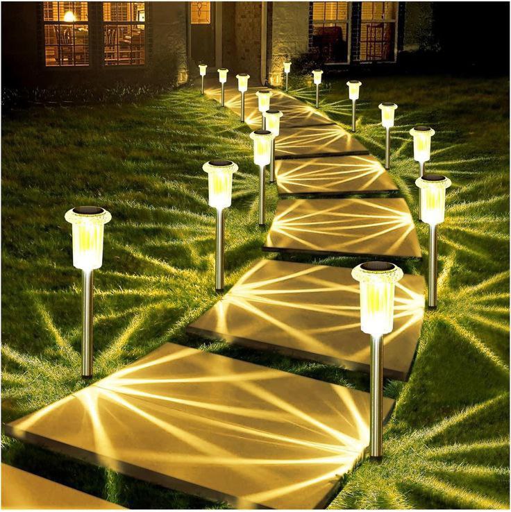 Catterton Waterproof Solar Pathway Lights???? (Pack Of 5)