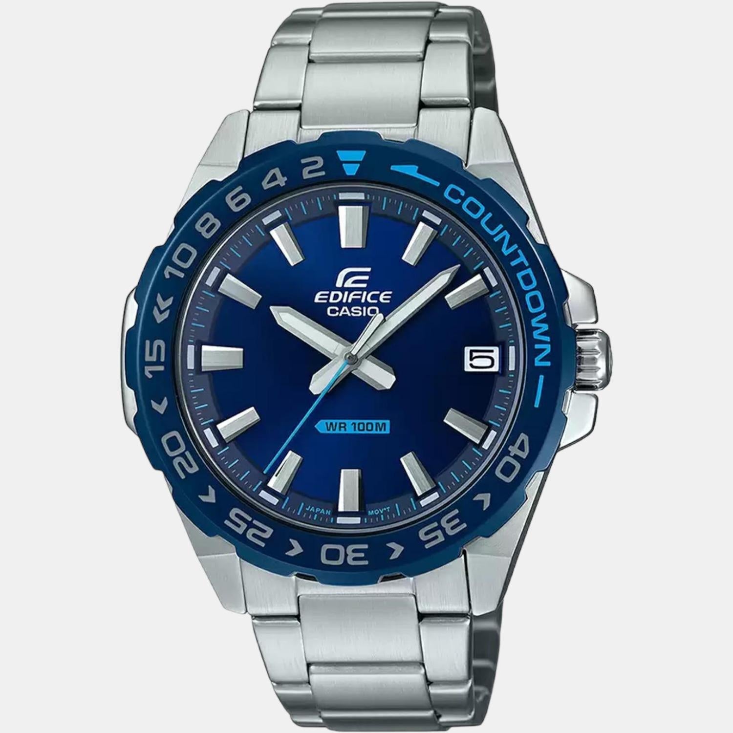 Casio Edifice Men Quartz Blue Dial Analog Resin Watch ED482 - view 2