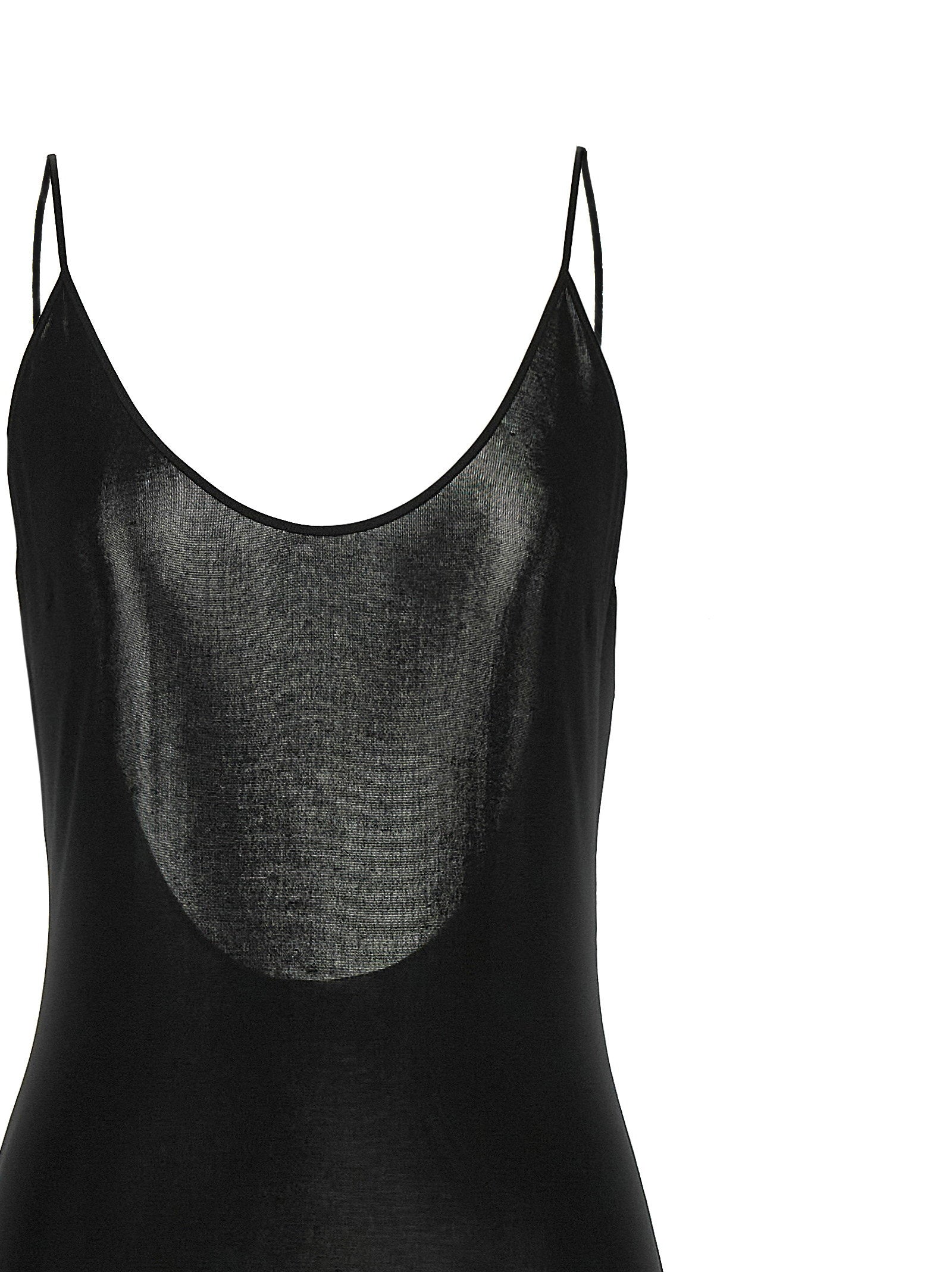 Saint Laurent Cassandre Chain Dress – 97% viscose, 3% elastane - view 3