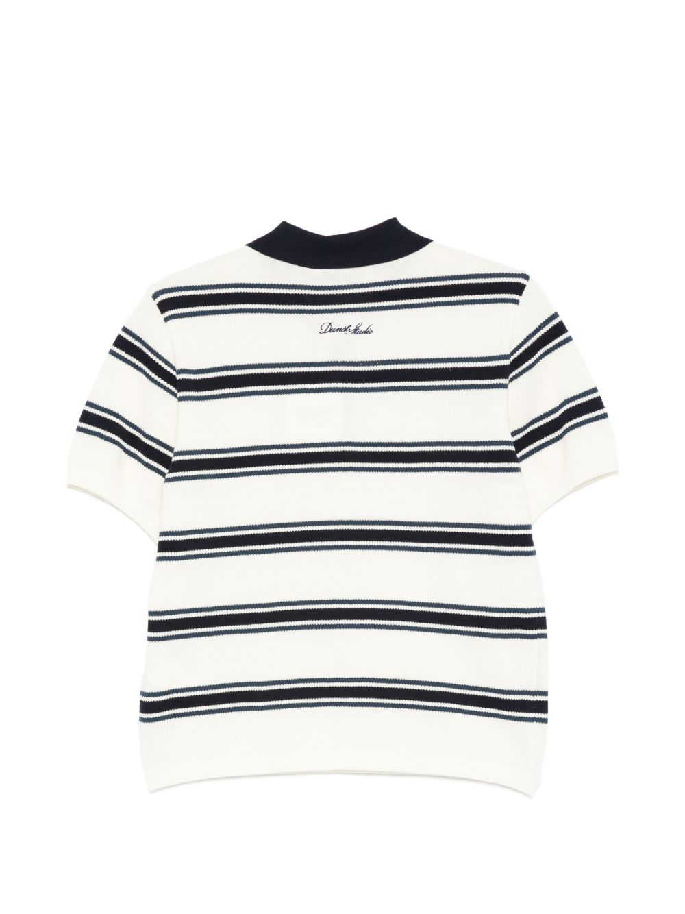 Dunst Striped cotton polo shirt – Shell: Cotton 100% - view 3