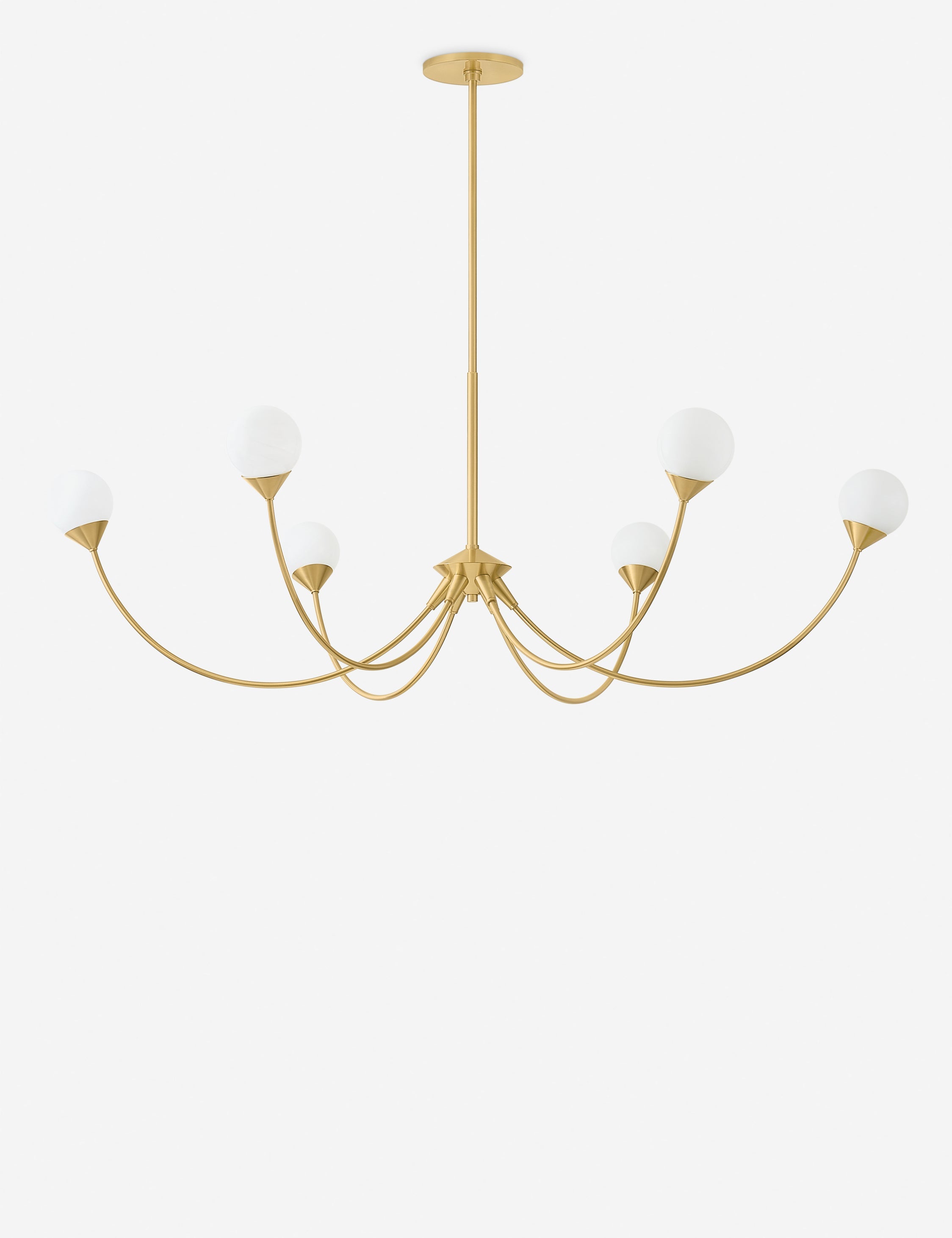 Lulu and Georgia Jillian Chandelier – Aged Brass - view 2