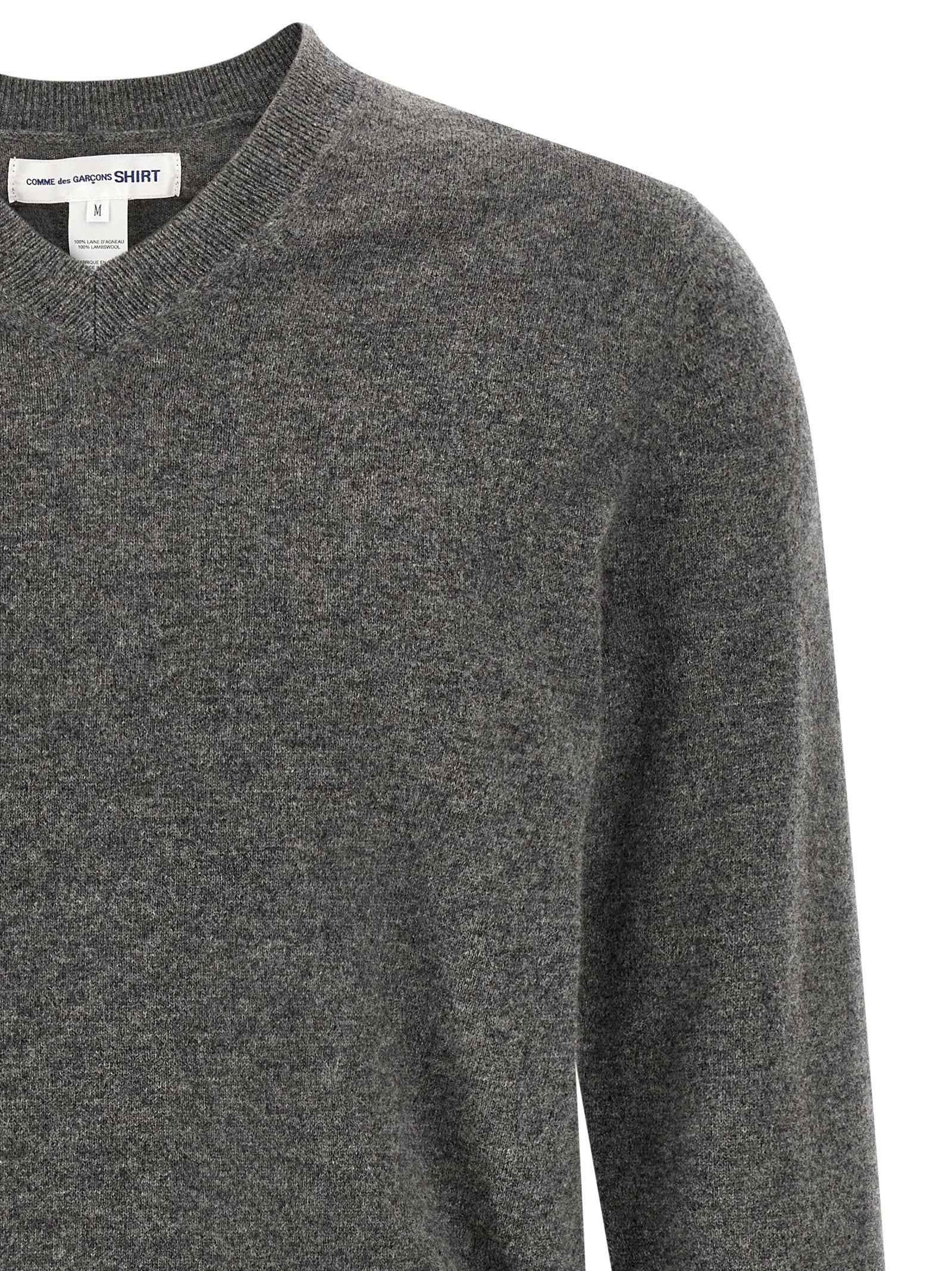Comme Des Garcons Shirt Color-block Sweater – 100% wool - view 3
