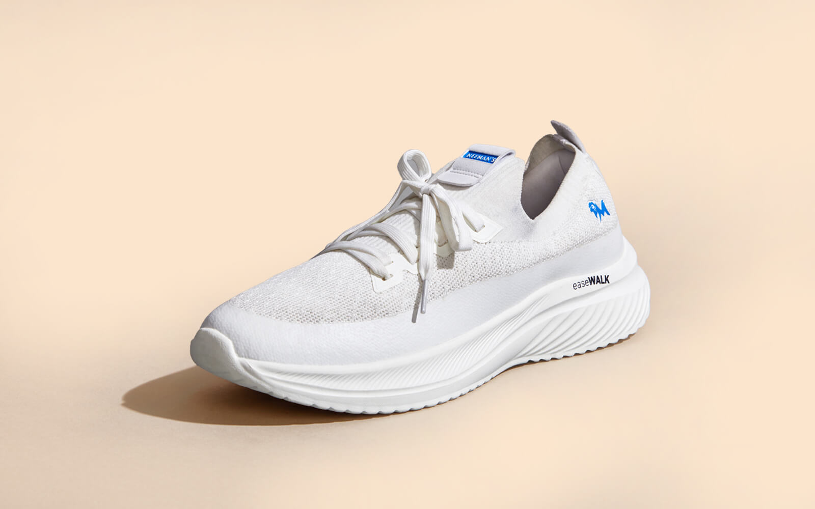 Neeman's Ease Walk Sneakers : White - view 2