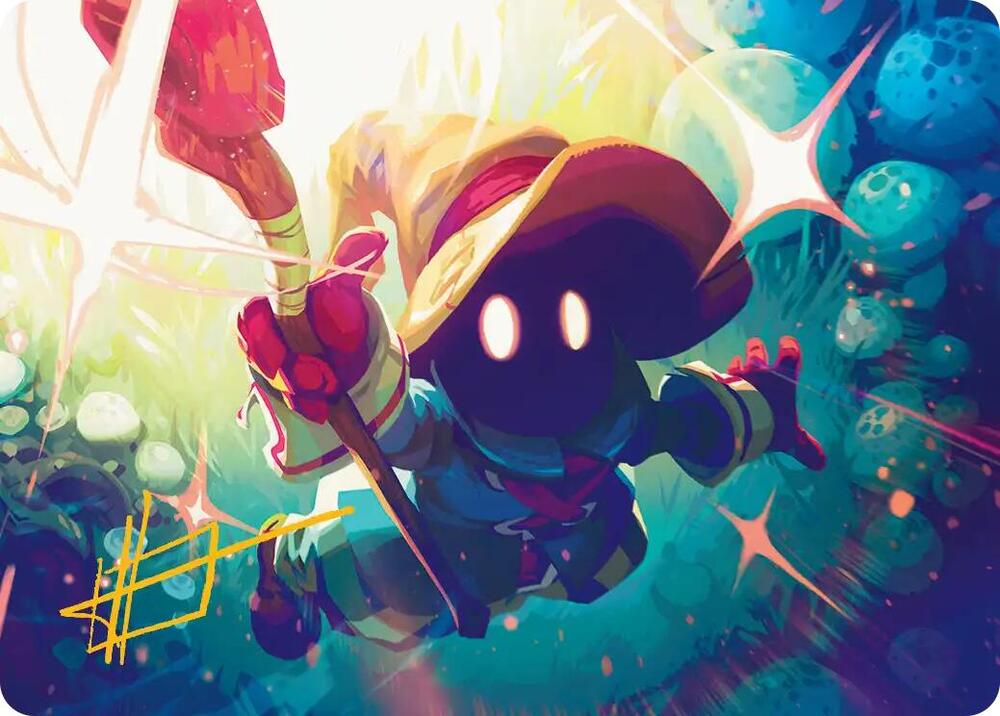 Magic 17/53 - Vivi Ornitier Art Card [FINAL FANTASY: Art Series] [Gold-Stamped]