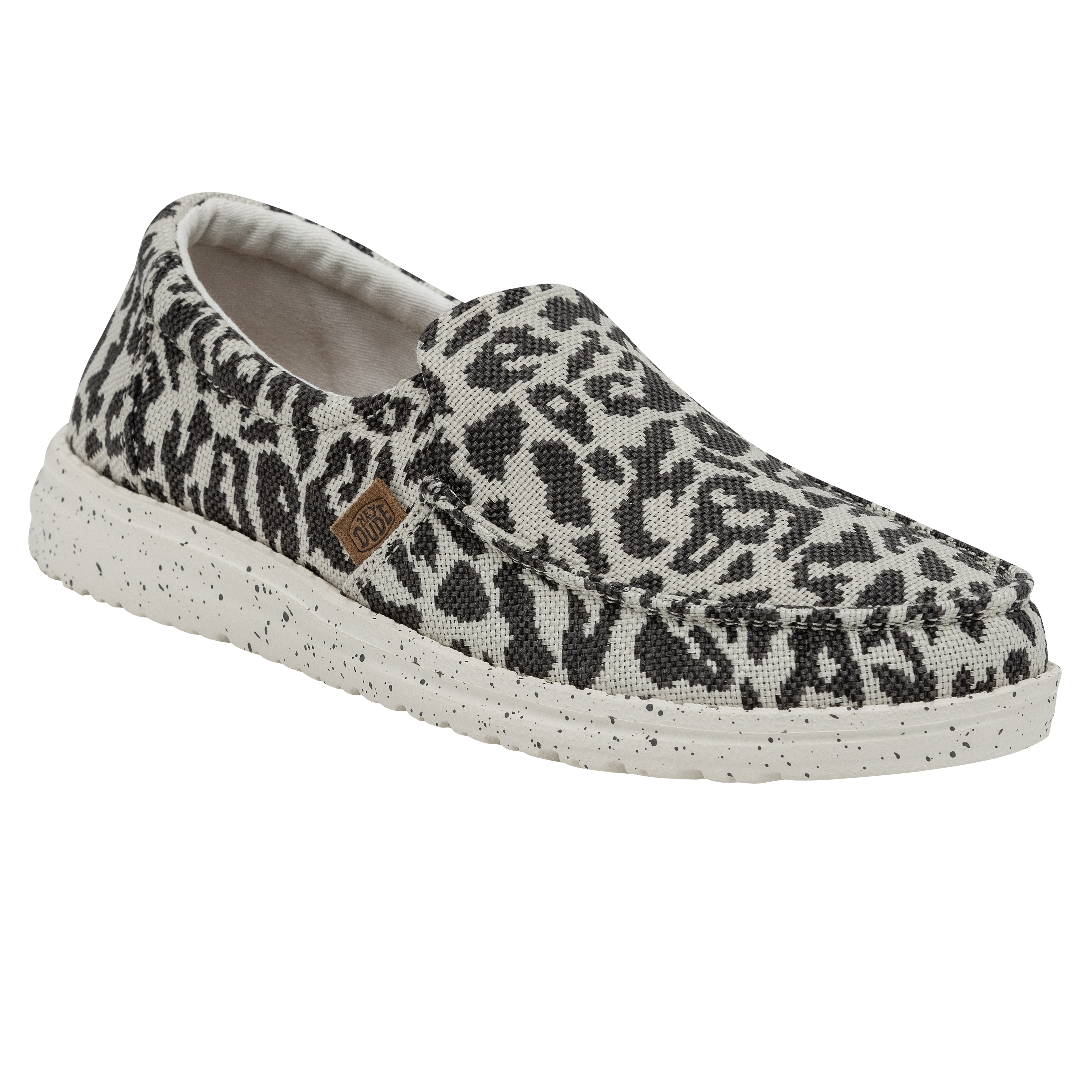 HEYDUDE Shoes Misty Woven - Cheetah Grey – Women's - view 7