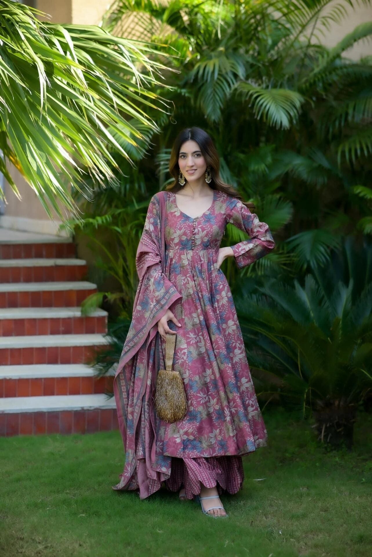 Idaho-o Alfiya Muslin suit set
