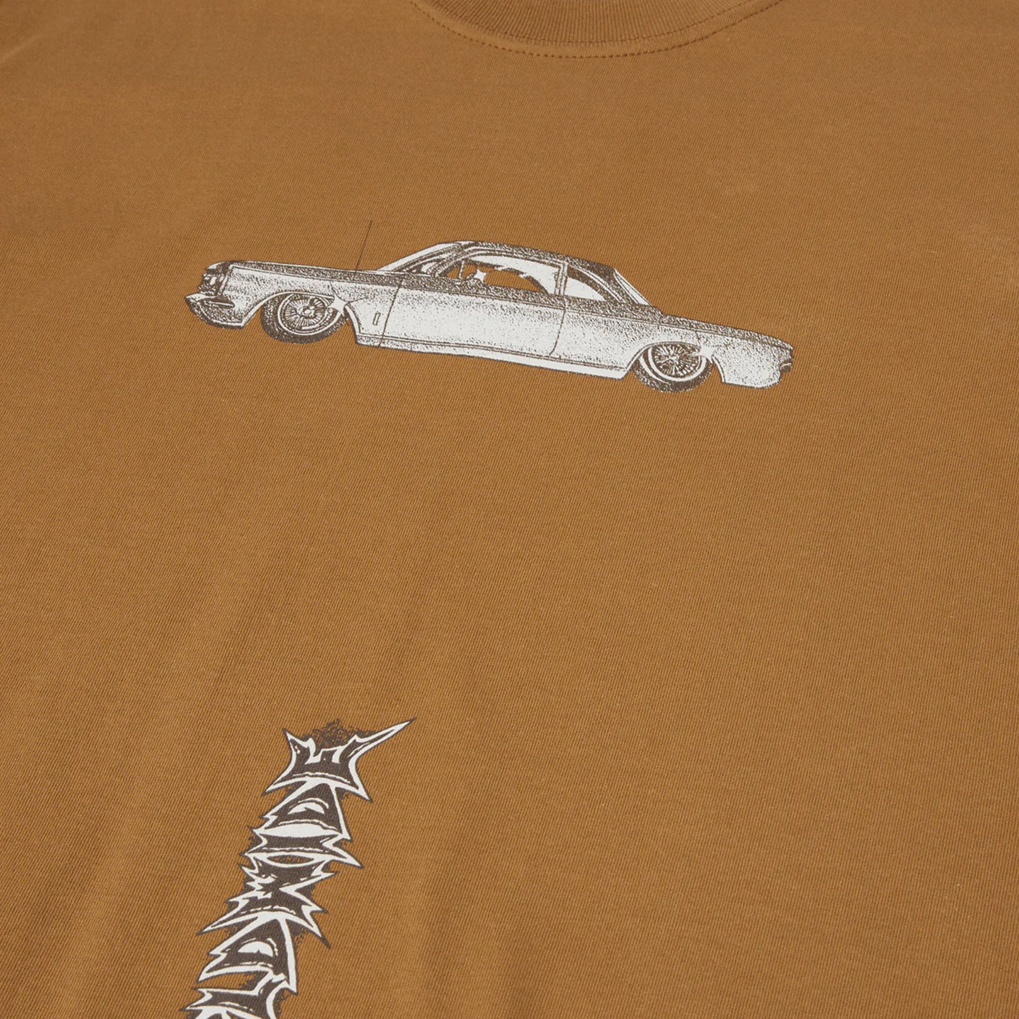 Huf | Car Club T-shirt { Camel - view 3