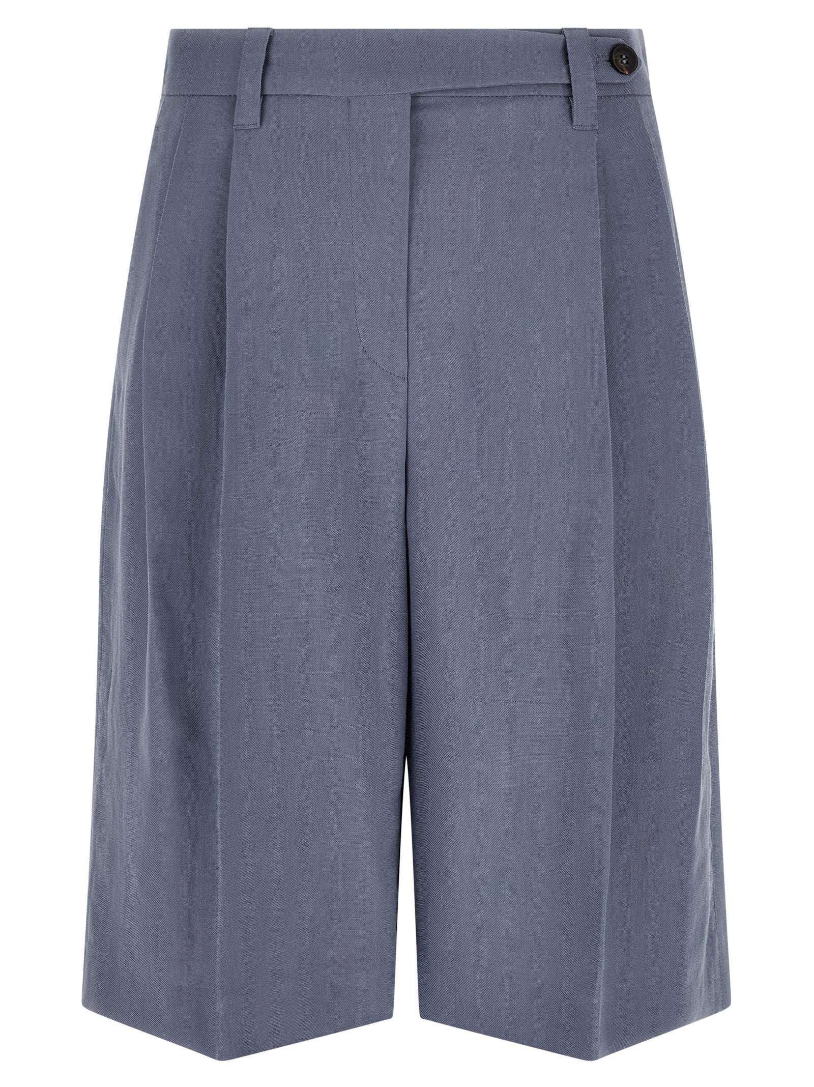 Brunello Cucinelli Sartorial Bermuda Shorts – 72% viscose, 28% linen