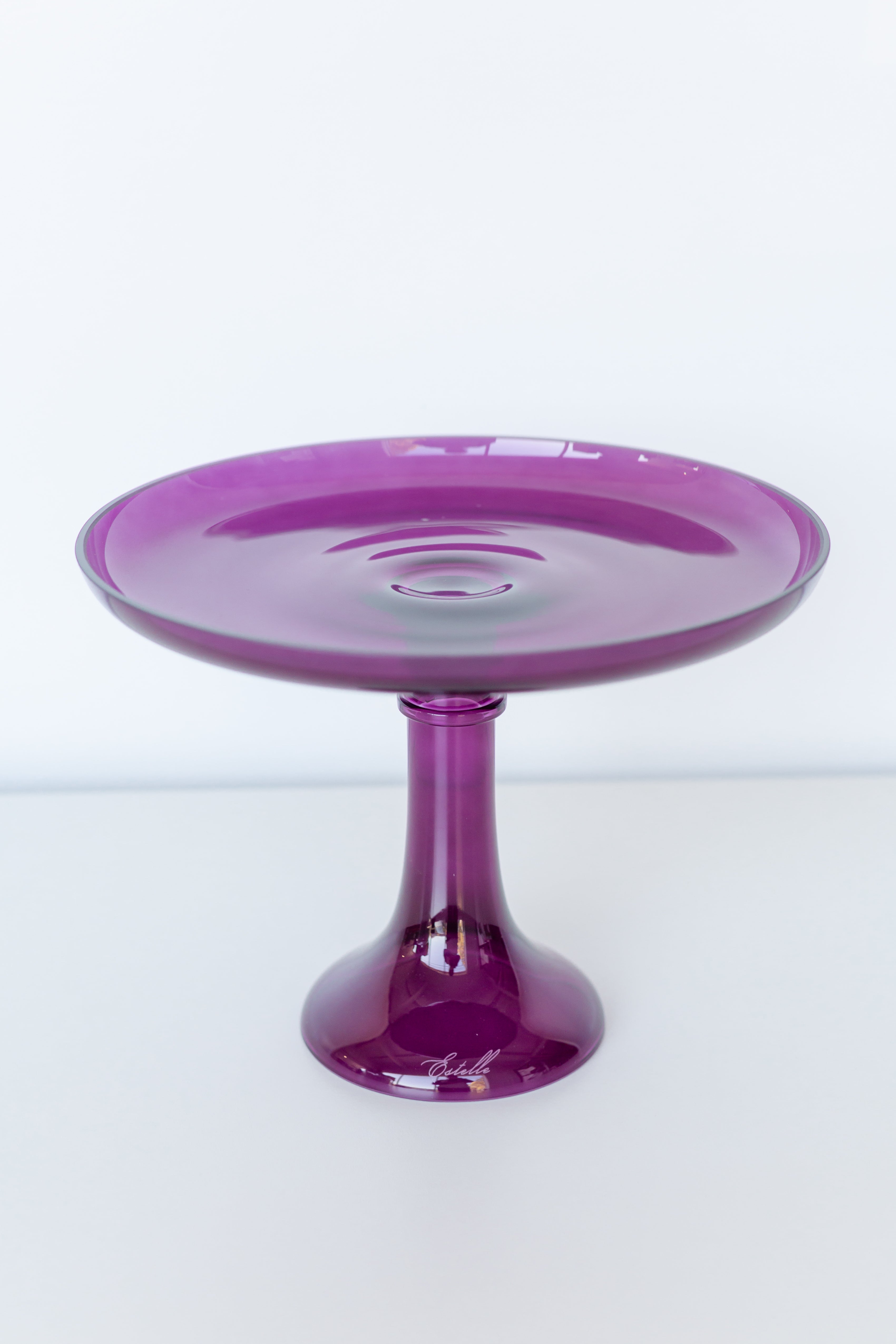 Estelle Colored Glass Estelle Cake Stand {Amethyst} - view 2