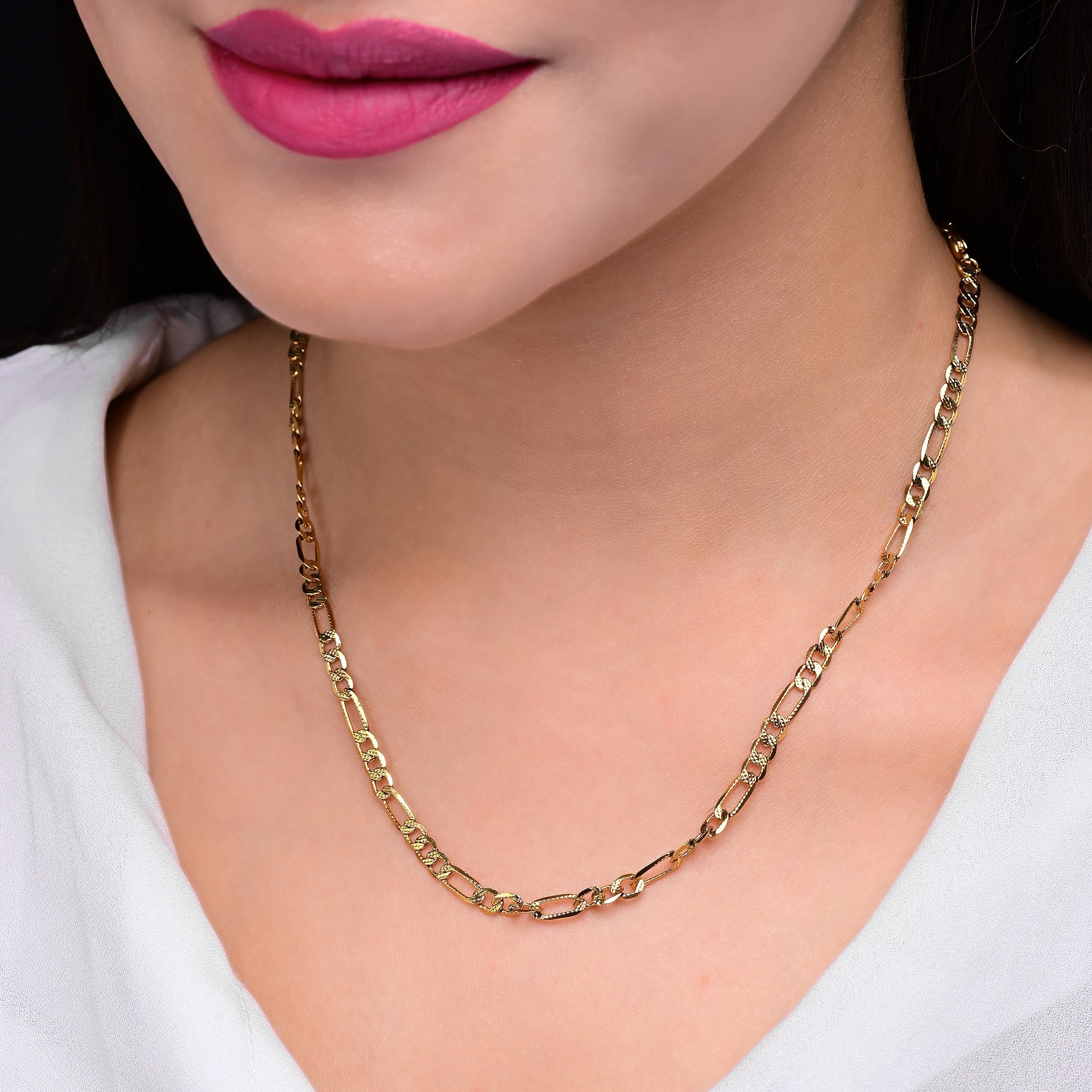 Branta Stylish Gold Chain For Women