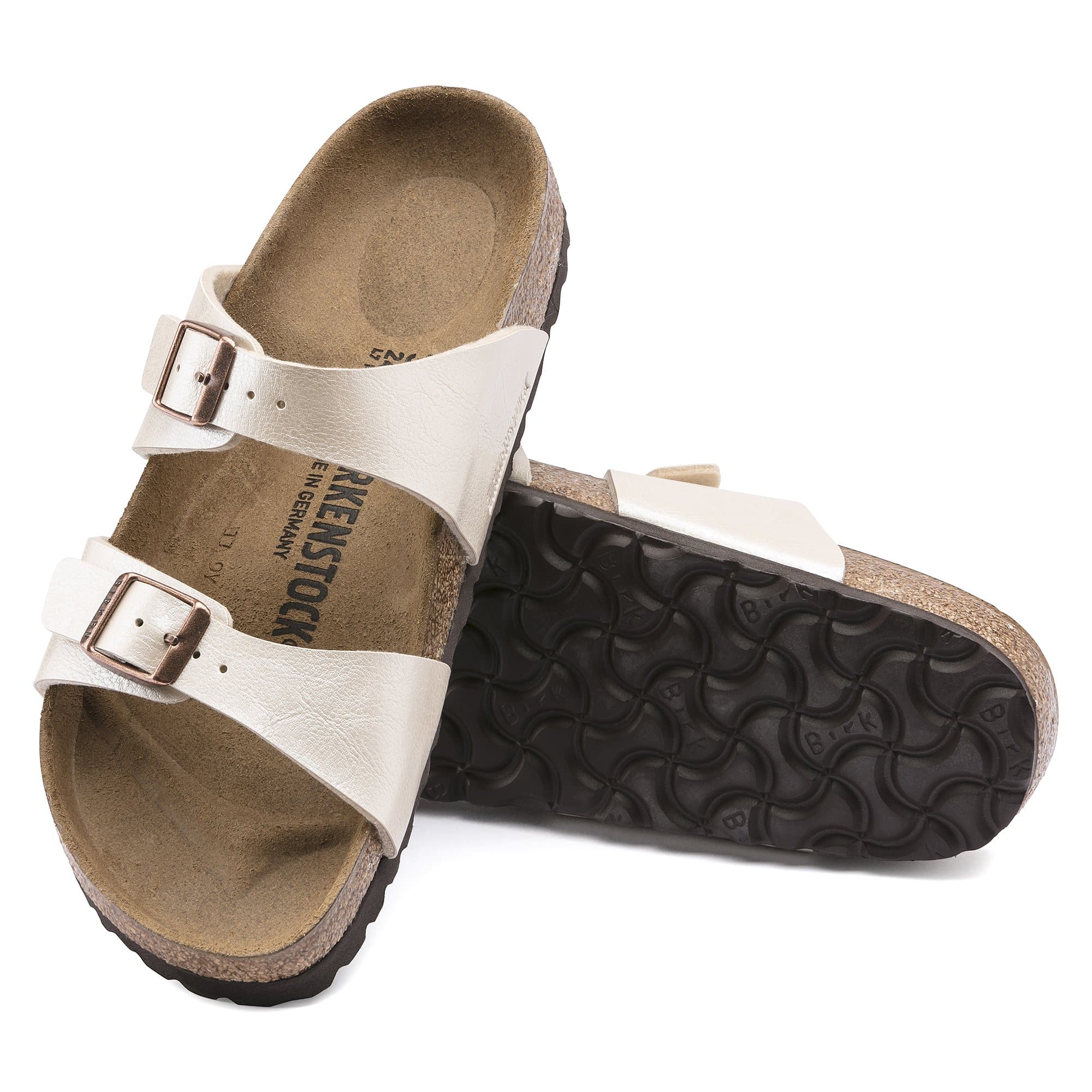 Birkenstock Sydney Birko-Flor – White White/Graceful Pearl