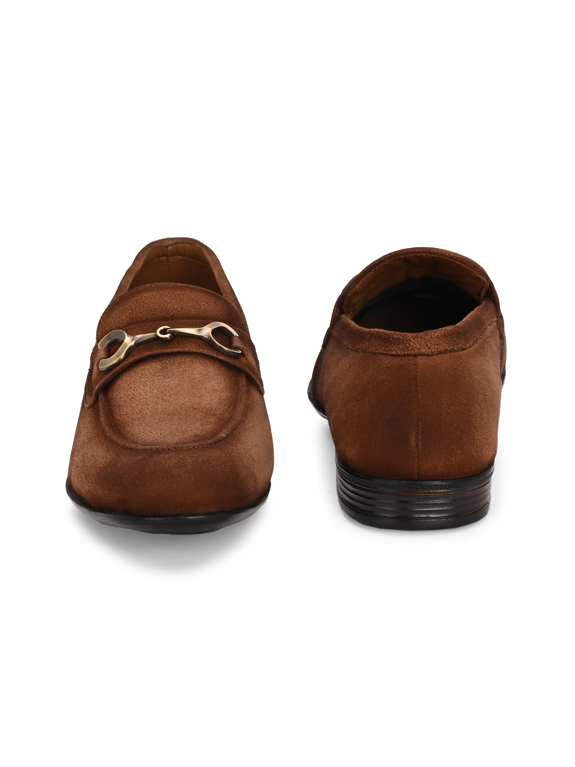 Stardust Buckled Loafers by Aspeerio - view 5