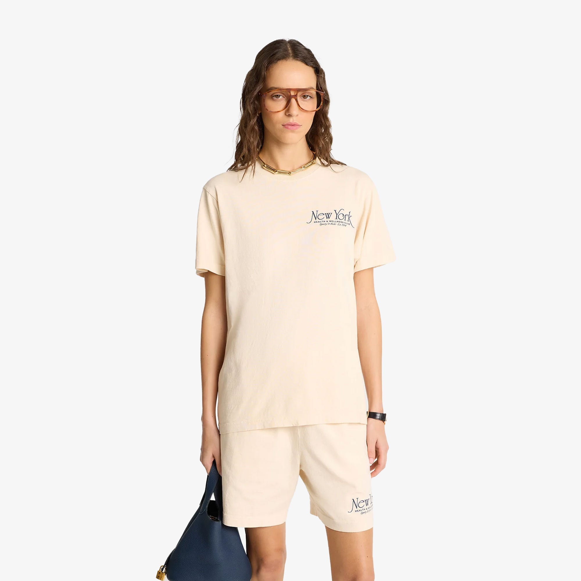 Sporty & Rich | Ny 94 T-shirt { Cream