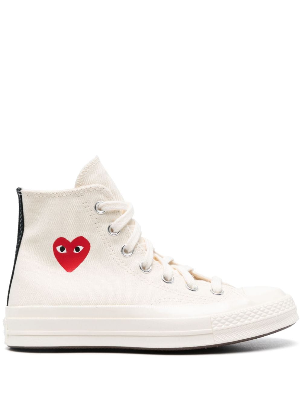 70 cream sneakers – Comme Des Garcons Play x Converse Chuck 70 "Cream" sneakers