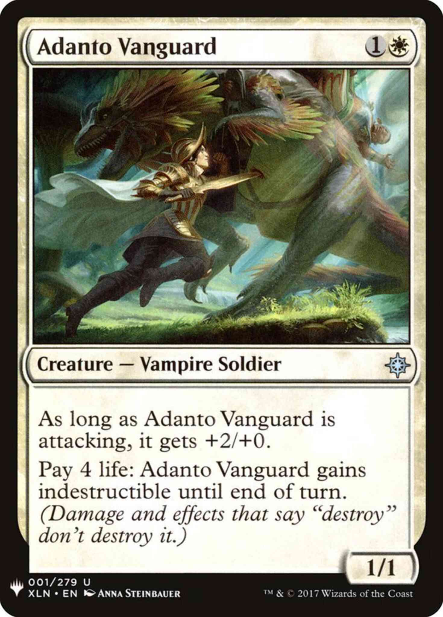 Adanto vanguard xln-1 – Magic Adanto Vanguard [XLN-1] [The List] [Non-Foil]