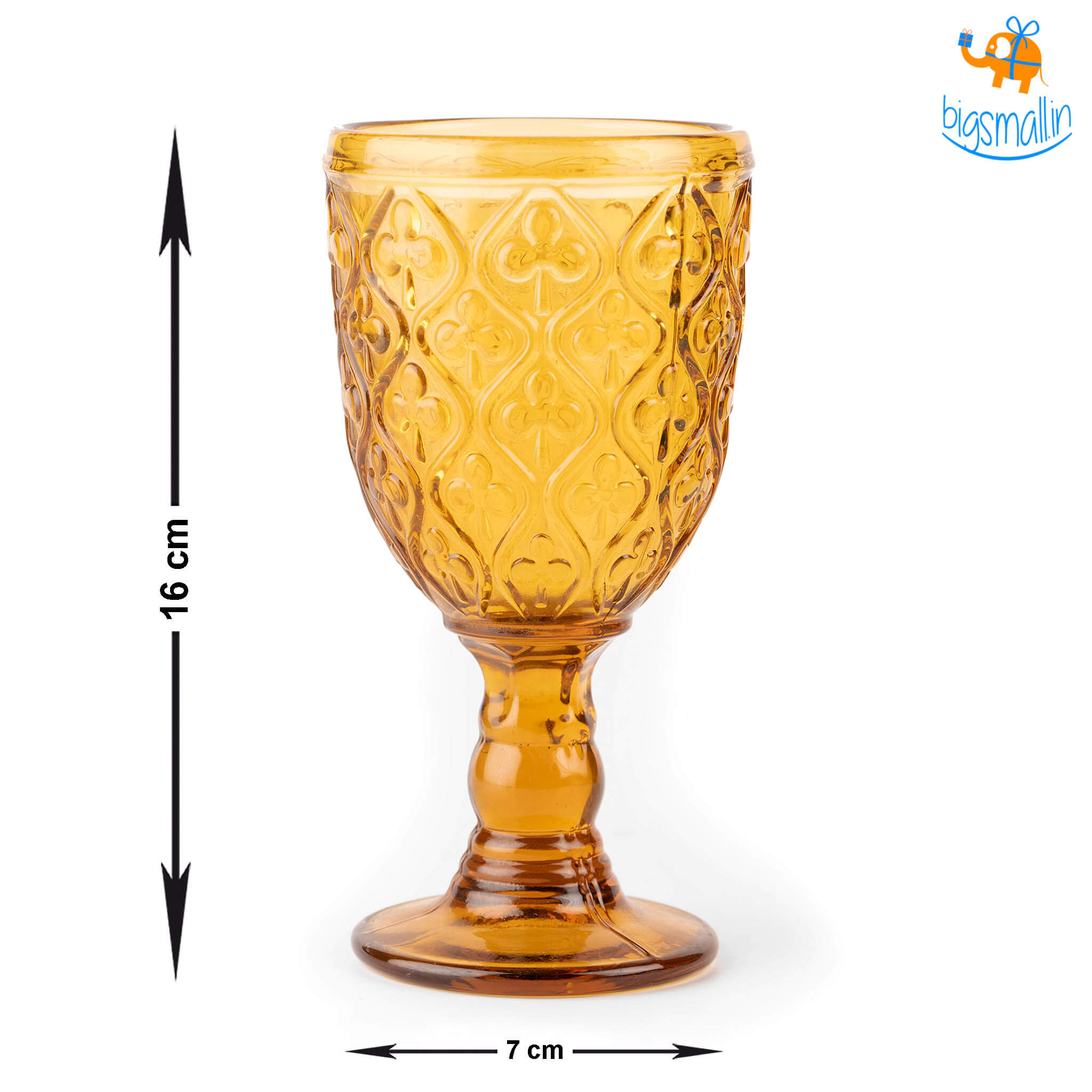 Devnow Amber Stem Glass - Set of 6 - view 7