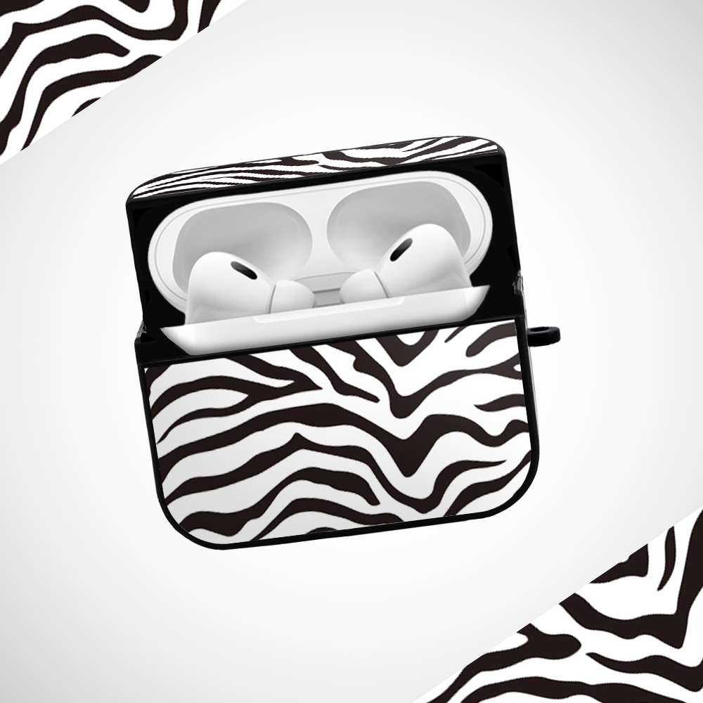 Cover It Up Zebra Print Glass Airpods Pro Case Covers - view 2