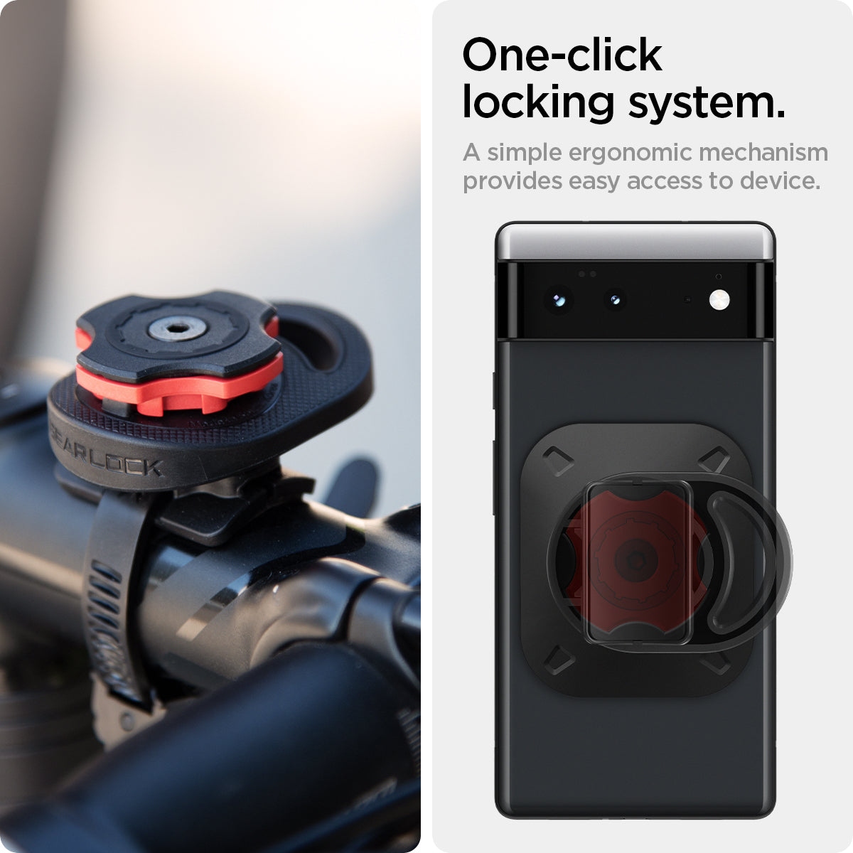Gearlock MS100 Bike Mount Stem / Handlebar – Black - view 17